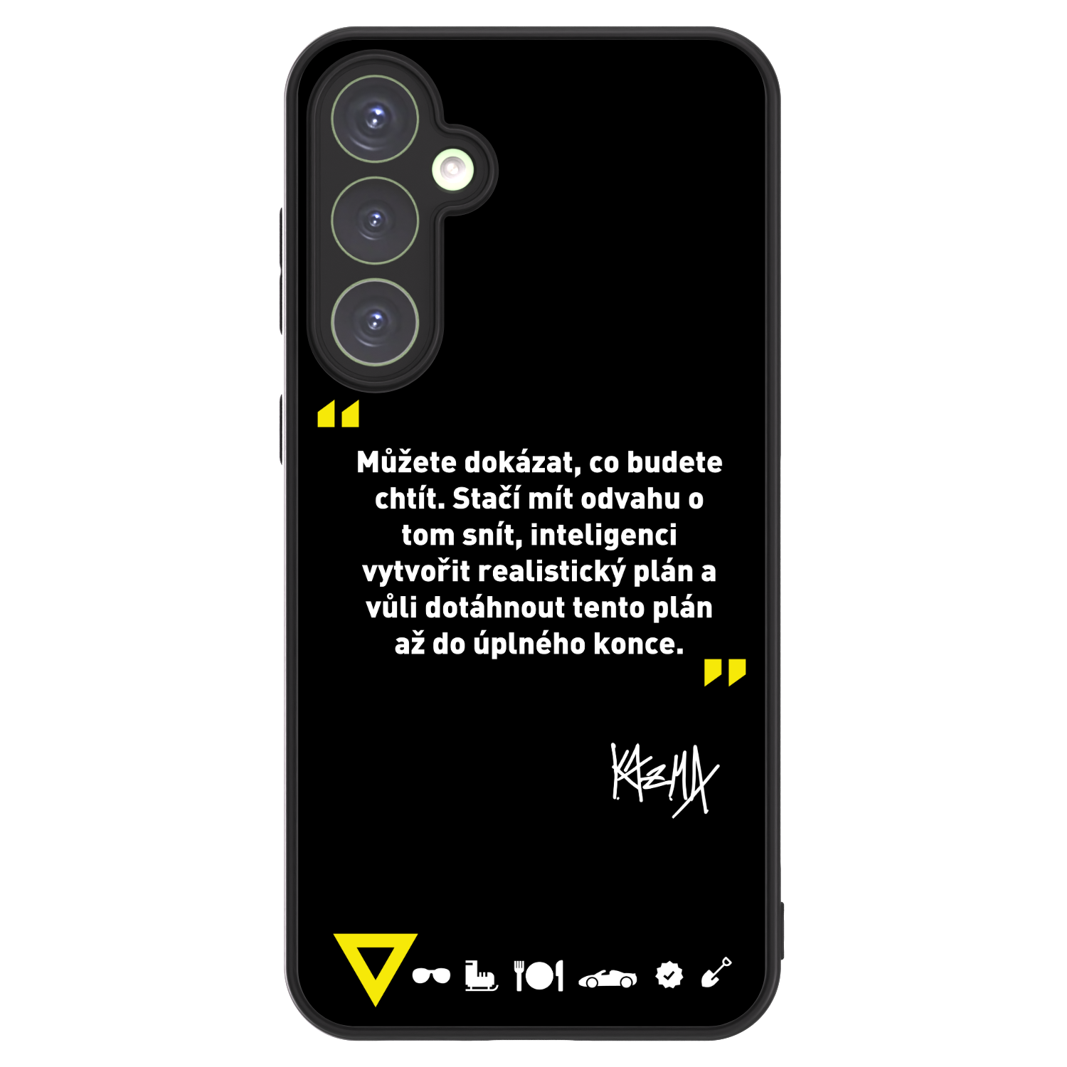 Picasee ULTIMATE CASE PowerShare pro Samsung Galaxy S23 FE S711B - Kazma - MŮŽETE DOKÁZAT, CO BUDETE CHTÍT
