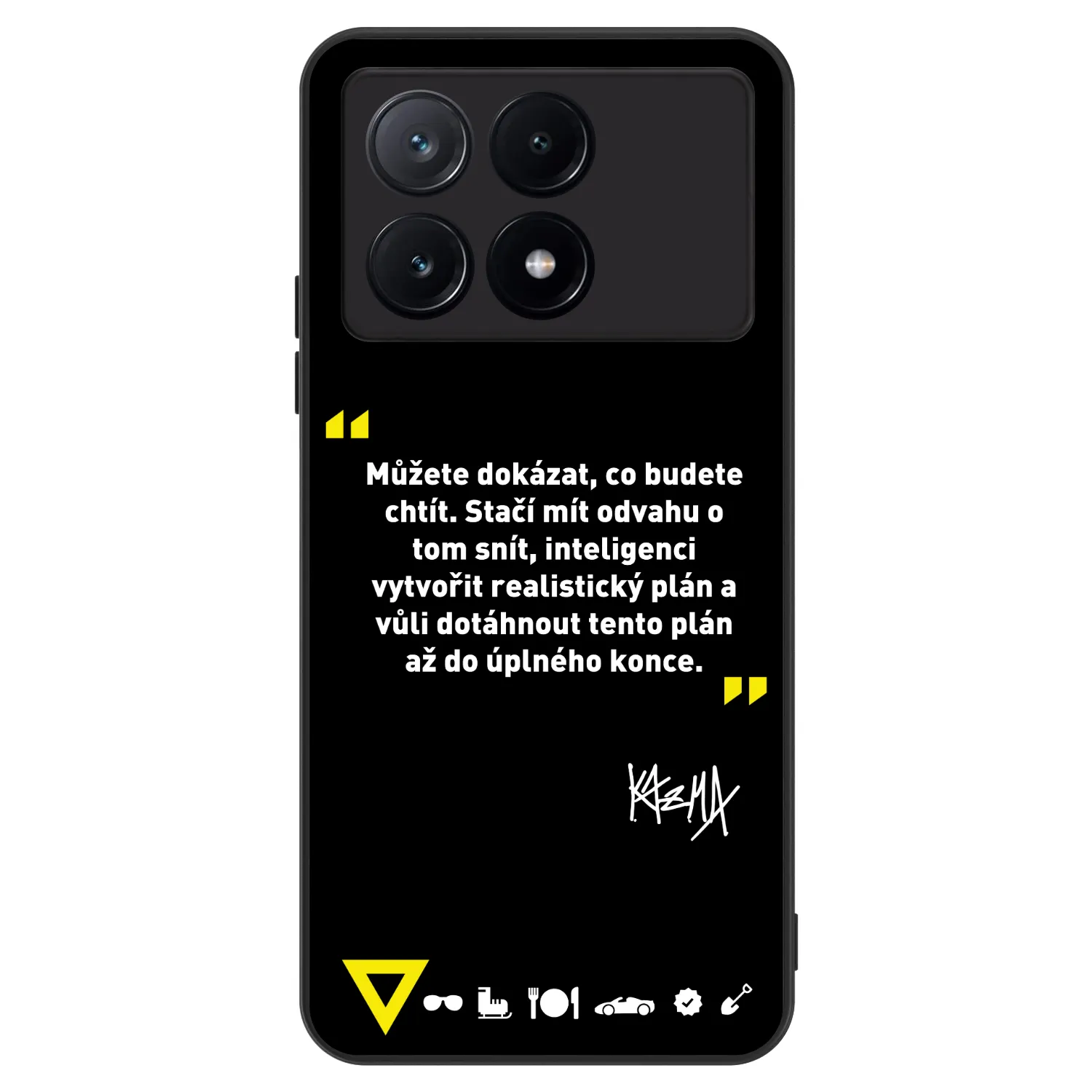Picasee ULTIMATE CASE pro Xiaomi Poco X6 Pro - Kazma - MŮŽETE DOKÁZAT, CO BUDETE CHTÍT