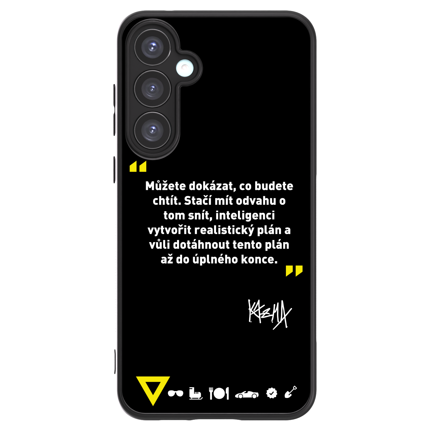 Picasee ULTIMATE CASE pro Samsung Galaxy A55 5G A556B - Kazma - MŮŽETE DOKÁZAT, CO BUDETE CHTÍT