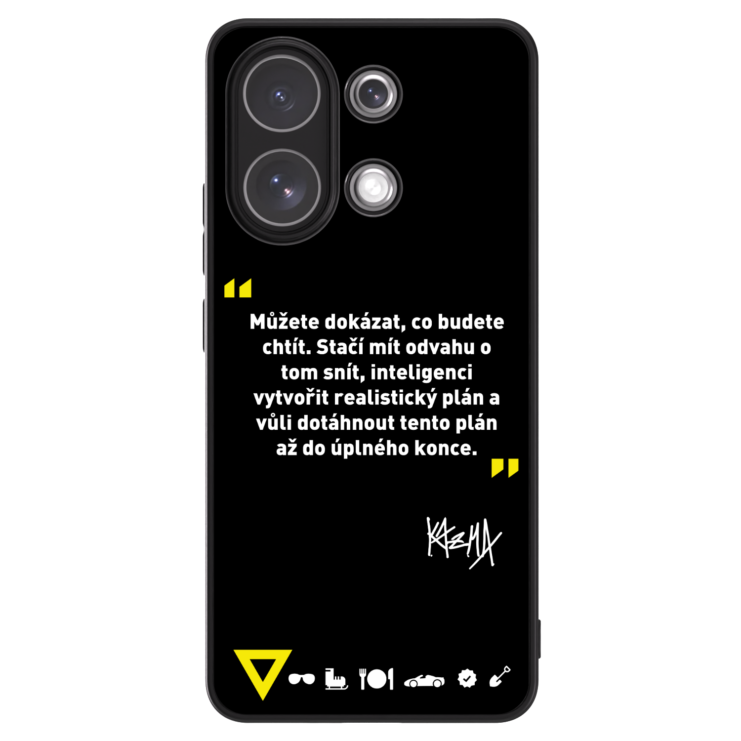Picasee ULTIMATE CASE pro Xiaomi Redmi Note 13 4G - Kazma - MŮŽETE DOKÁZAT, CO BUDETE CHTÍT