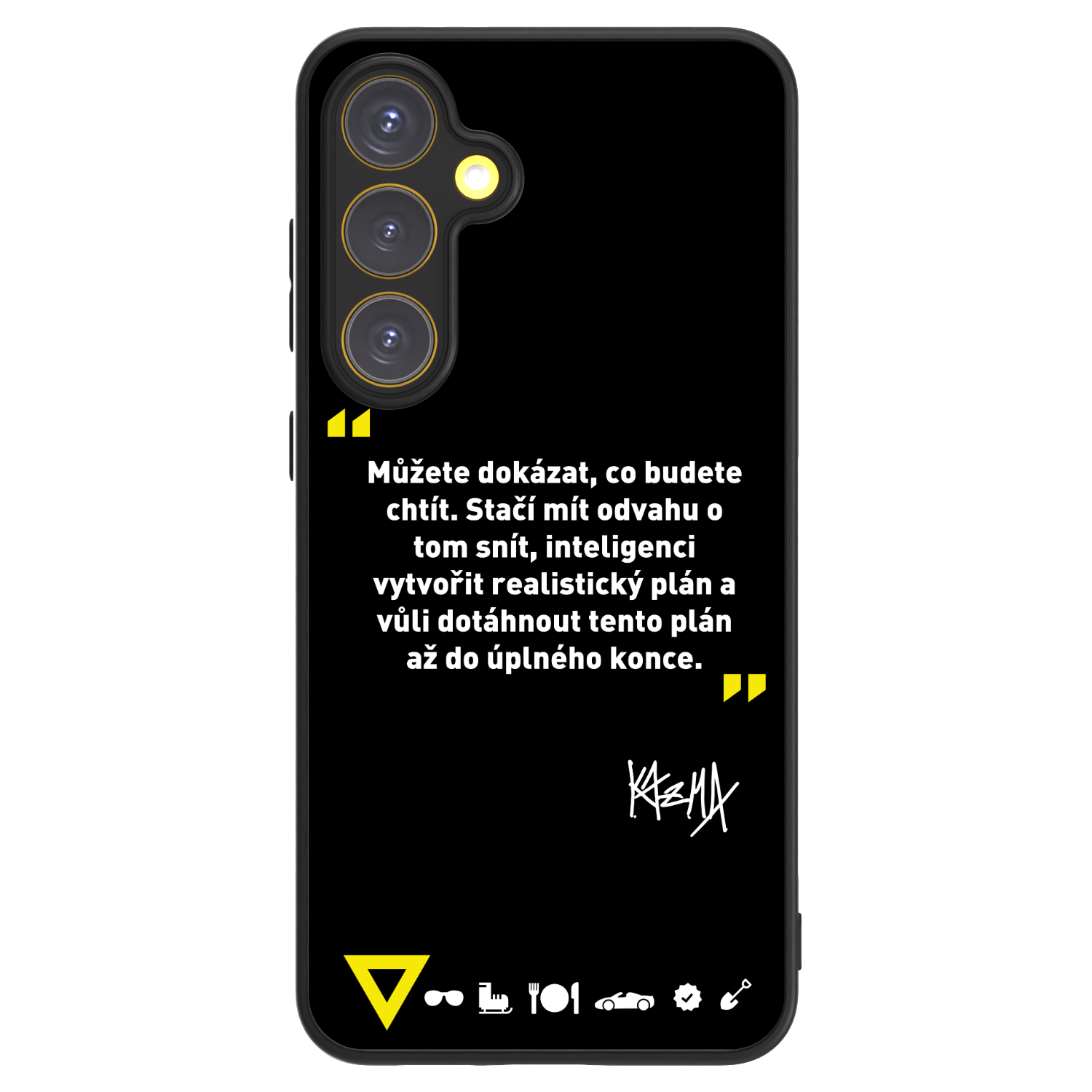 Picasee ULTIMATE CASE pro Samsung Galaxy S24 FE S721B - Kazma - MŮŽETE DOKÁZAT, CO BUDETE CHTÍT