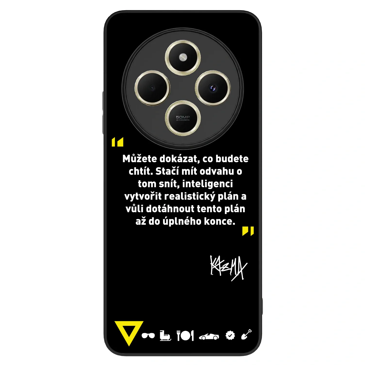 Picasee ULTIMATE CASE pro Xiaomi Redmi 14C - Kazma - MŮŽETE DOKÁZAT, CO BUDETE CHTÍT