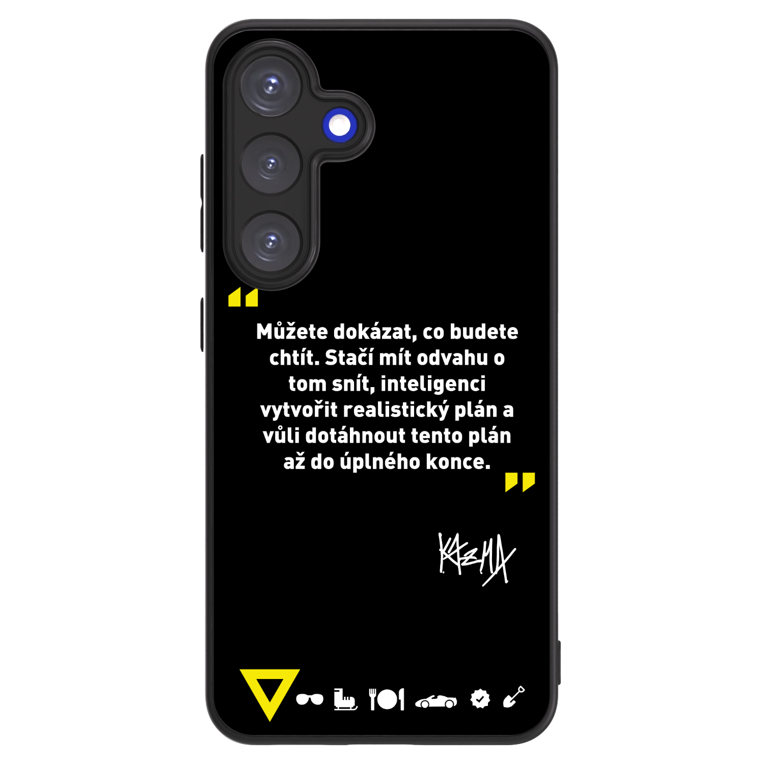 Picasee ULTIMATE CASE PowerShare pro Samsung Galaxy S25 5G - Kazma - MŮŽETE DOKÁZAT, CO BUDETE CHTÍT