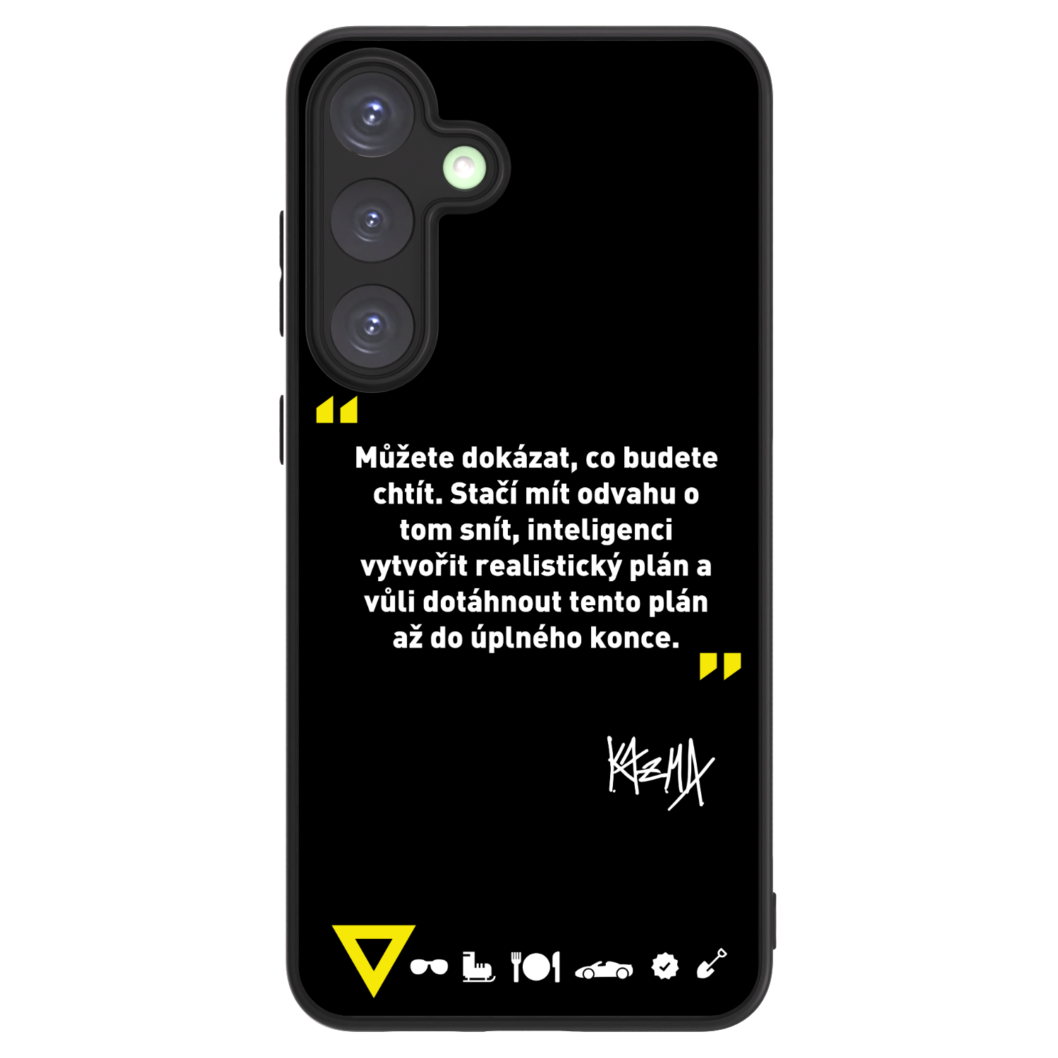 Picasee ULTIMATE CASE PowerShare pro Samsung Galaxy S25+ 5G - Kazma - MŮŽETE DOKÁZAT, CO BUDETE CHTÍT