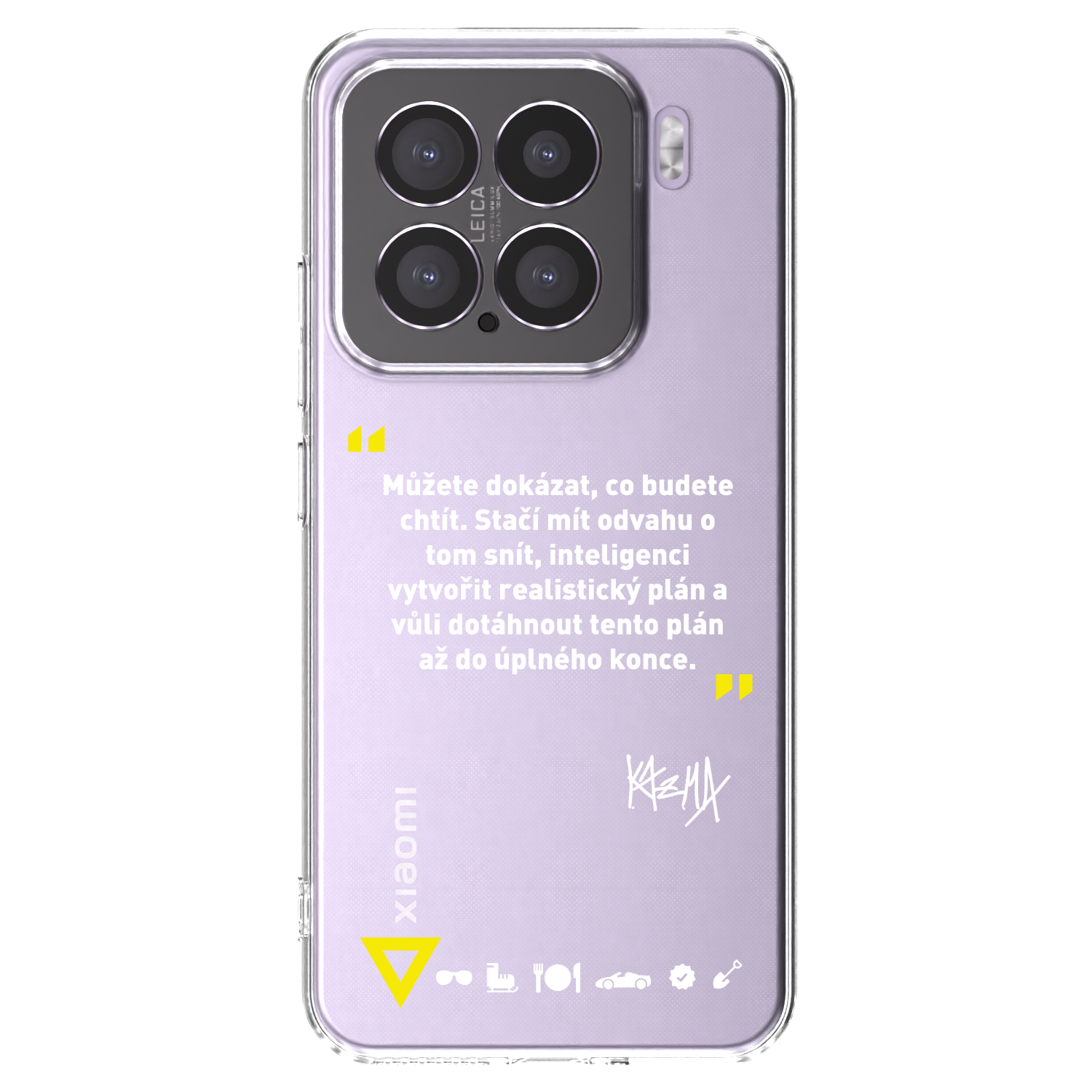 Silikónový prehľadný obal pre Xiaomi 15 - Kazma - MŮŽETE DOKÁZAT, CO BUDETE CHTÍT