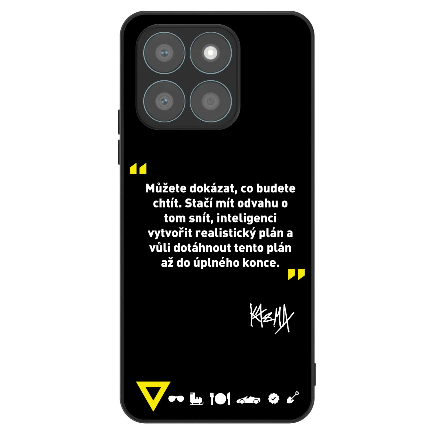 Picasee ULTIMATE CASE pro Honor X8c - Kazma - MŮŽETE DOKÁZAT, CO BUDETE CHTÍT