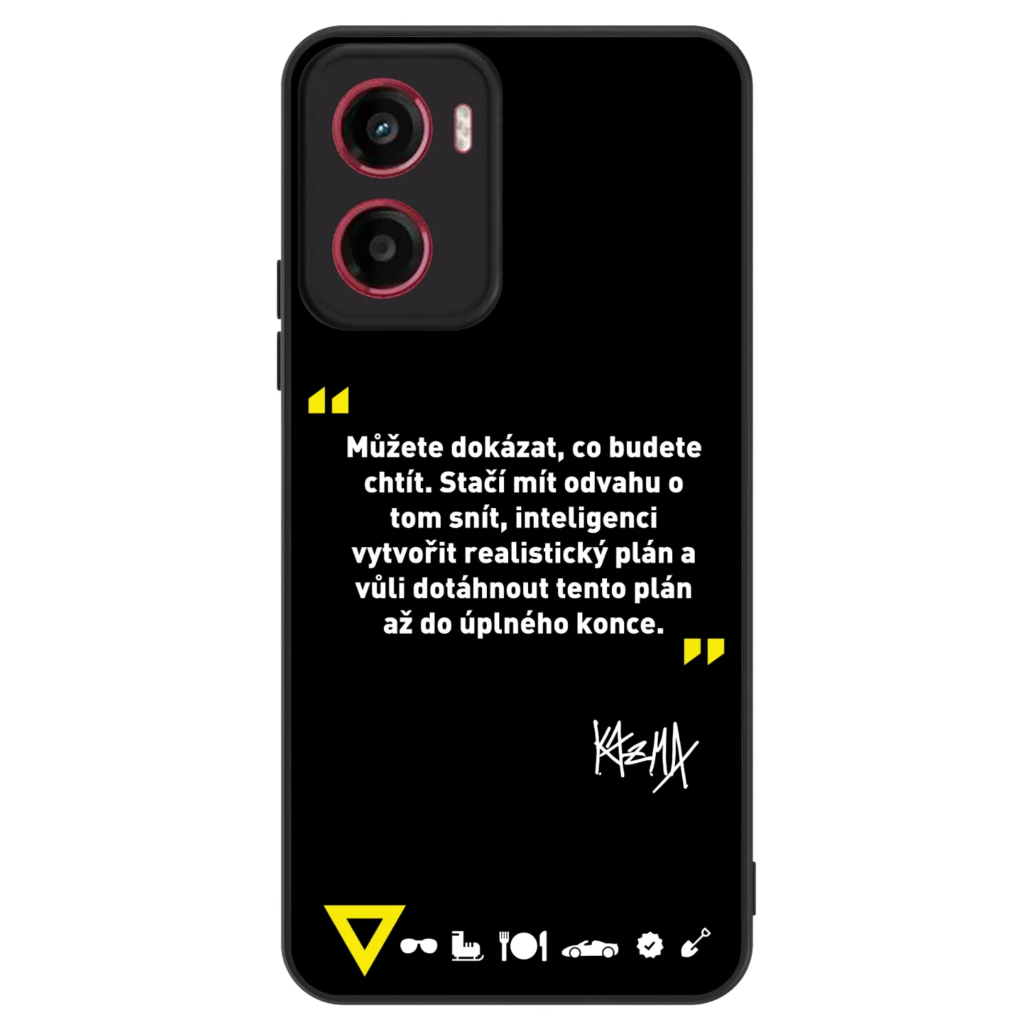 Picasee ULTIMATE CASE pro Motorola Moto G05 - Kazma - MŮŽETE DOKÁZAT, CO BUDETE CHTÍT