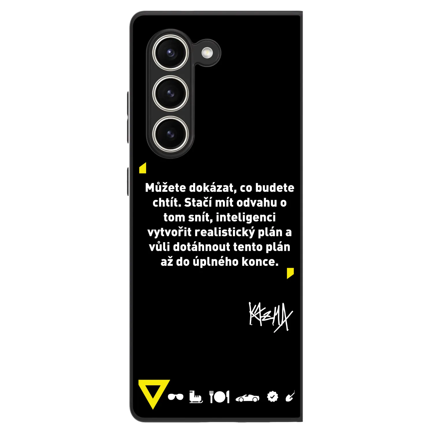 Picasee ULTIMATE CASE pro Samsung Galaxy Z Fold5 5G - Kazma - MŮŽETE DOKÁZAT, CO BUDETE CHTÍT