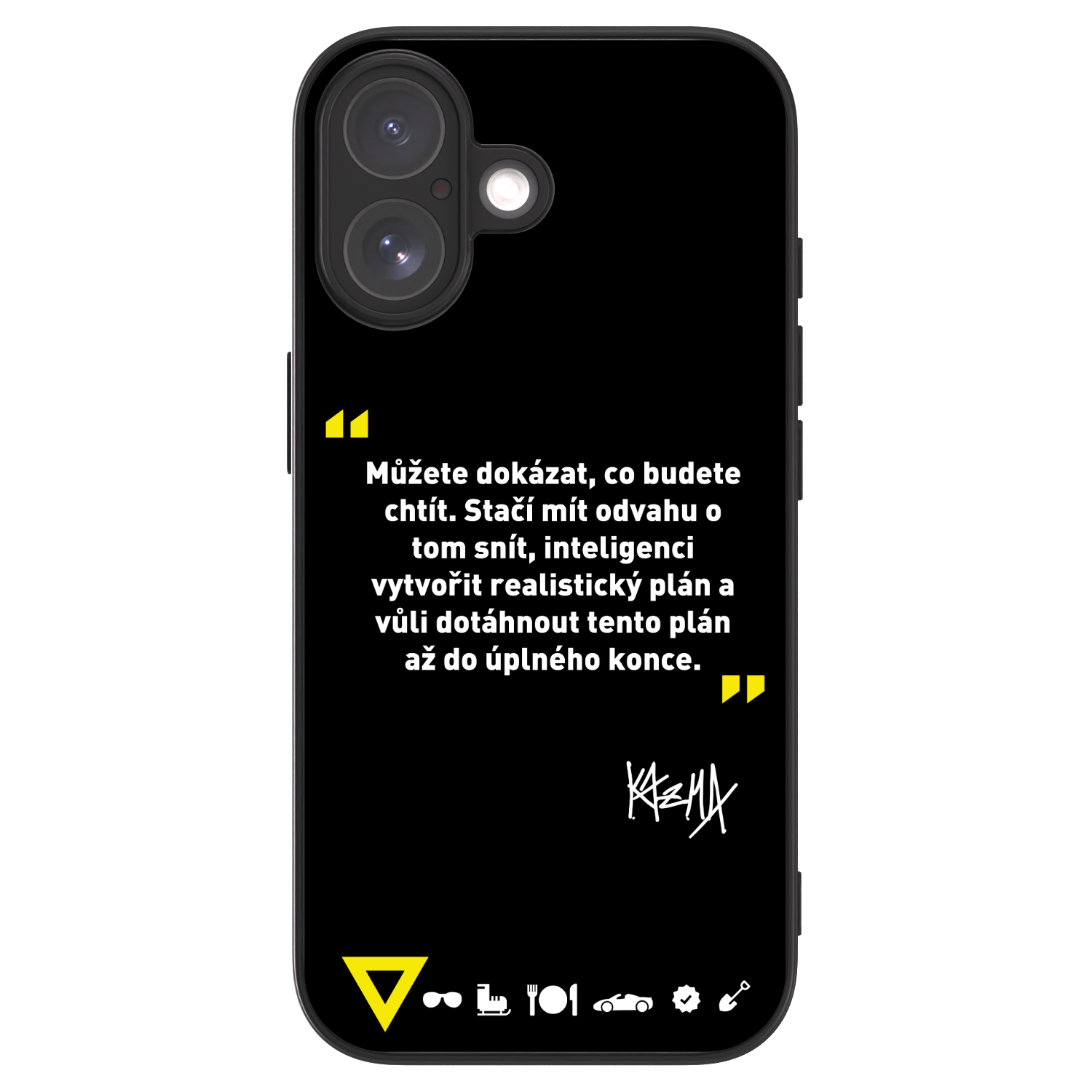 Picasee ULTIMATE CASE pro Apple iPhone 17 - Kazma - MŮŽETE DOKÁZAT, CO BUDETE CHTÍT