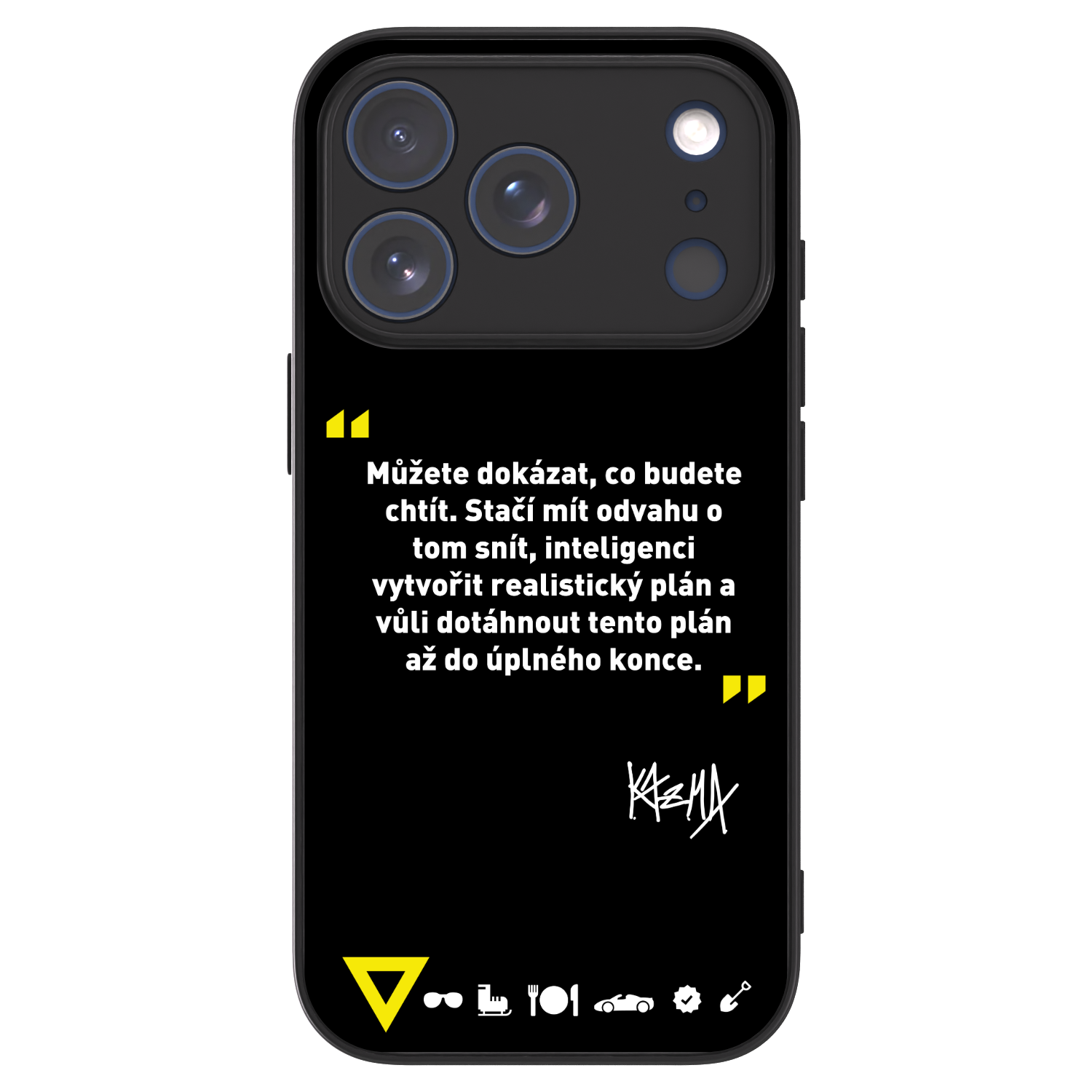 Picasee ULTIMATE CASE pro Apple iPhone 17 Pro - Kazma - MŮŽETE DOKÁZAT, CO BUDETE CHTÍT