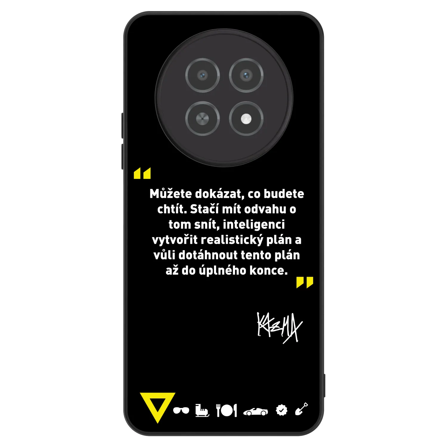 Picasee ULTIMATE CASE pro Realme 12X - Kazma - MŮŽETE DOKÁZAT, CO BUDETE CHTÍT