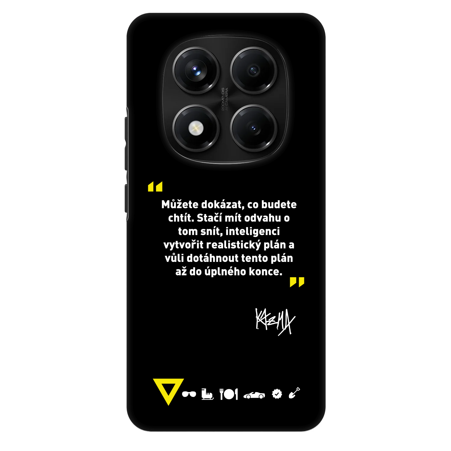 Picasee Fashion Case pre Xiaomi Redmi Note 14 Pro+ 5G - Kazma - MŮŽETE DOKÁZAT, CO BUDETE CHTÍT