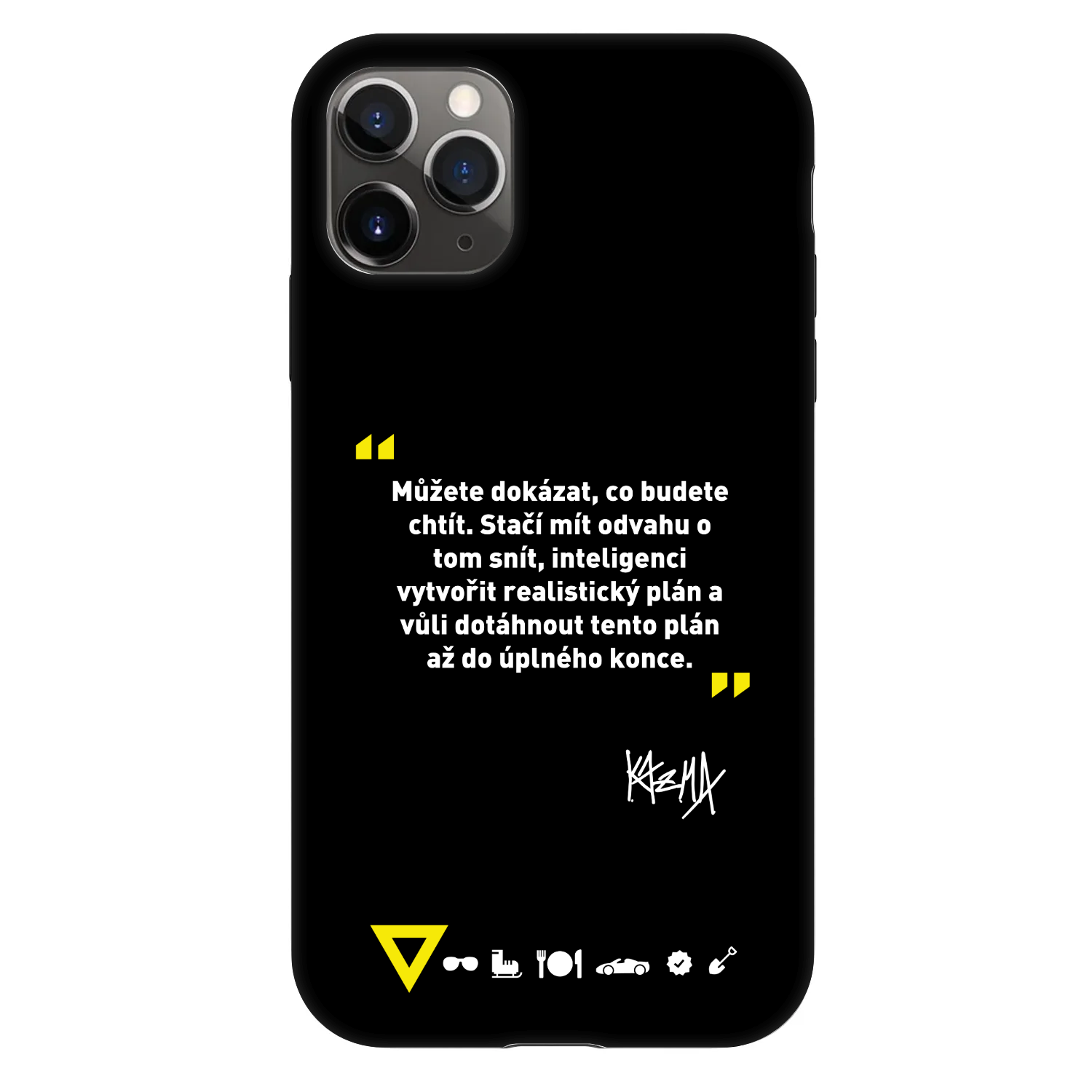 Picasee Fashion Case pre Apple iPhone 11 Pro - Kazma - MŮŽETE DOKÁZAT, CO BUDETE CHTÍT