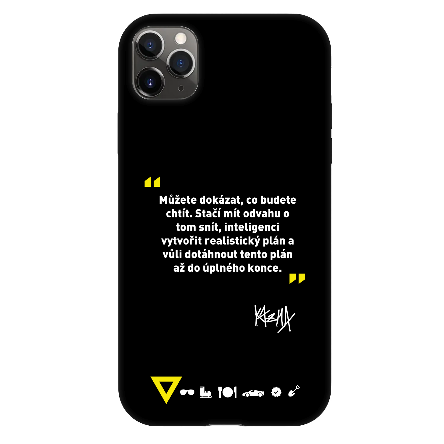 Picasee Fashion Case pre Apple iPhone 11 Pro Max - Kazma - MŮŽETE DOKÁZAT, CO BUDETE CHTÍT