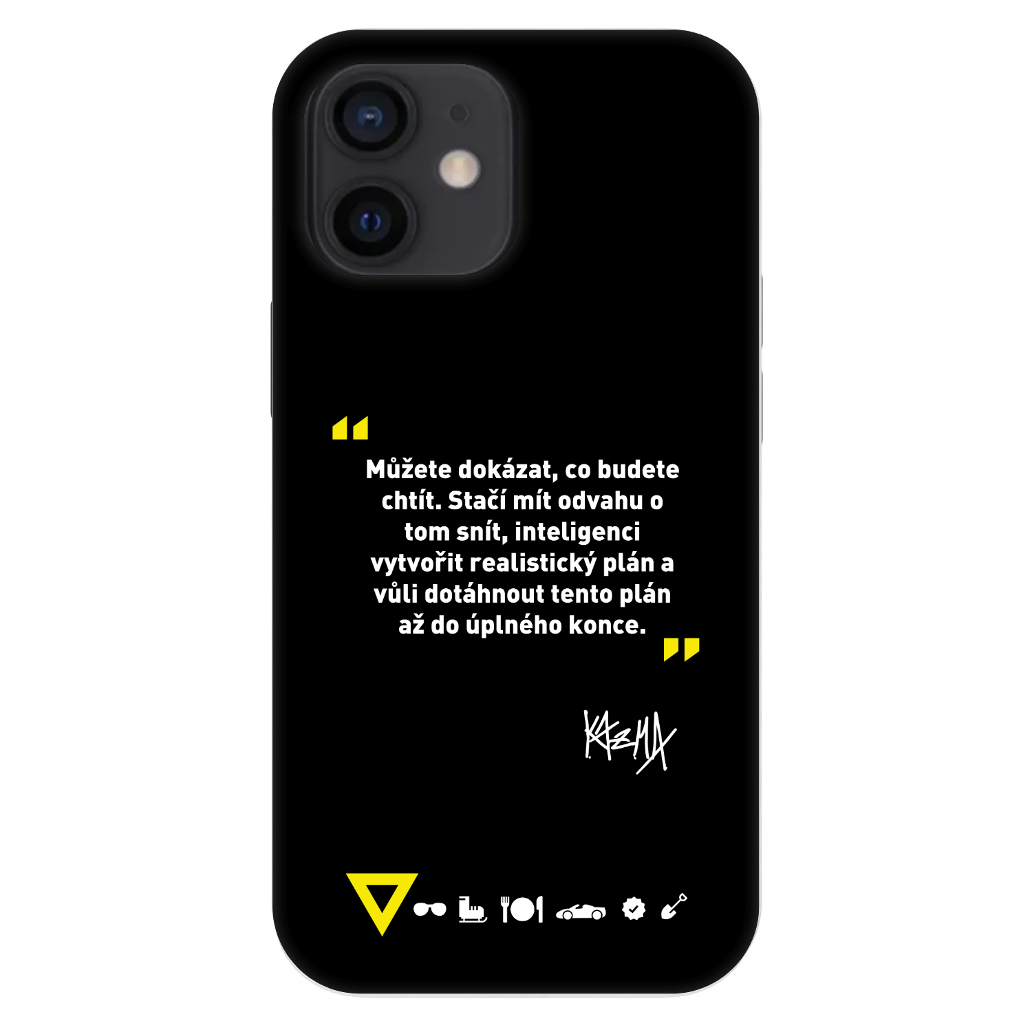 Picasee Fashion Case pre Apple iPhone 12 mini - Kazma - MŮŽETE DOKÁZAT, CO BUDETE CHTÍT