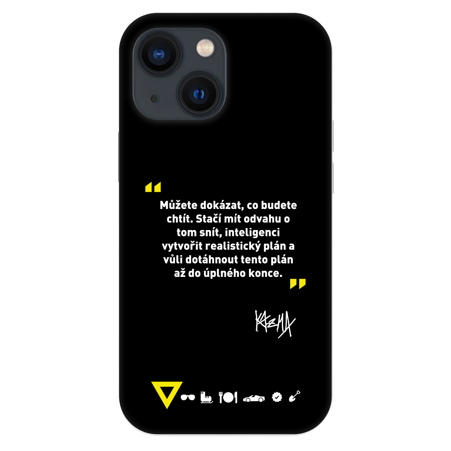 Picasee Fashion Case pre Apple iPhone 13 mini - Kazma - MŮŽETE DOKÁZAT, CO BUDETE CHTÍT