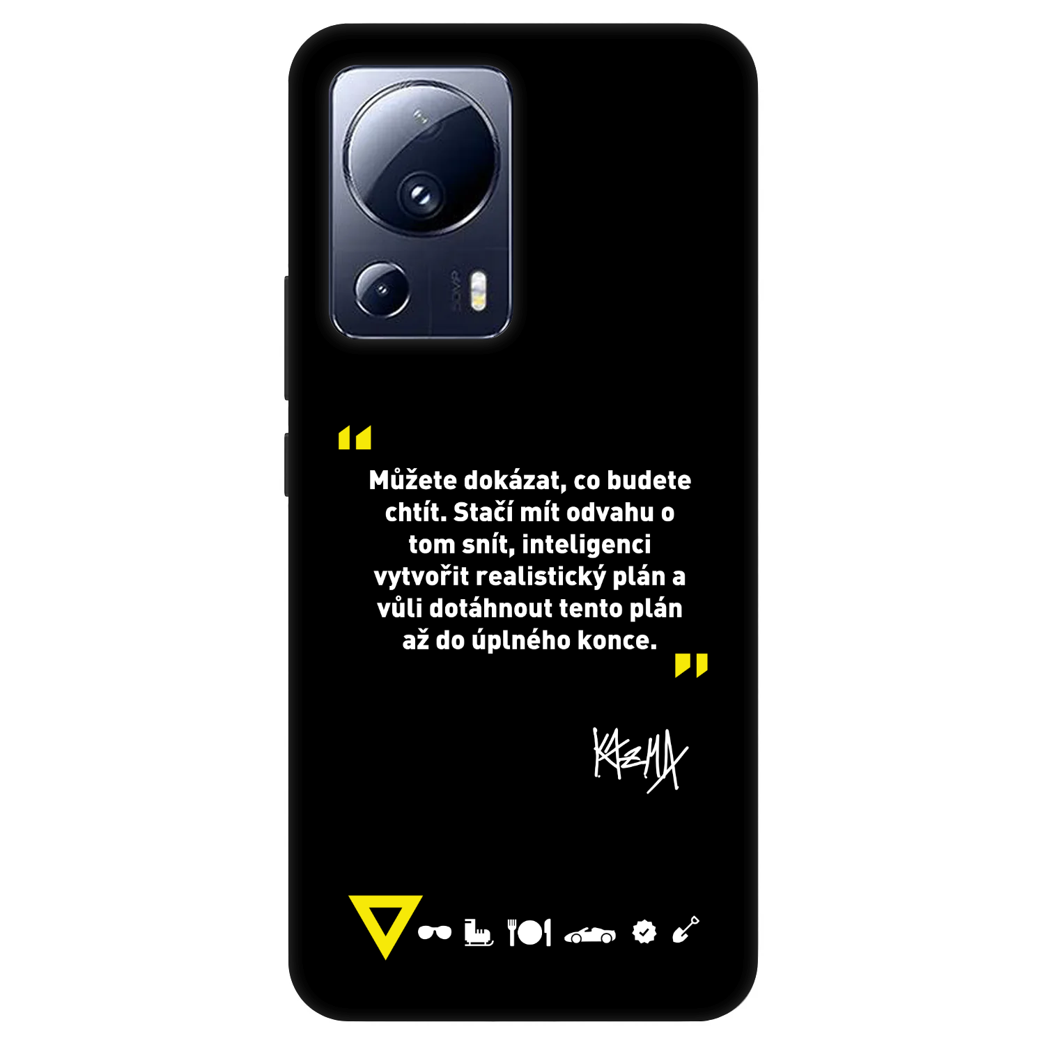 Picasee Fashion Case pre Xiaomi 13 Lite - Kazma - MŮŽETE DOKÁZAT, CO BUDETE CHTÍT