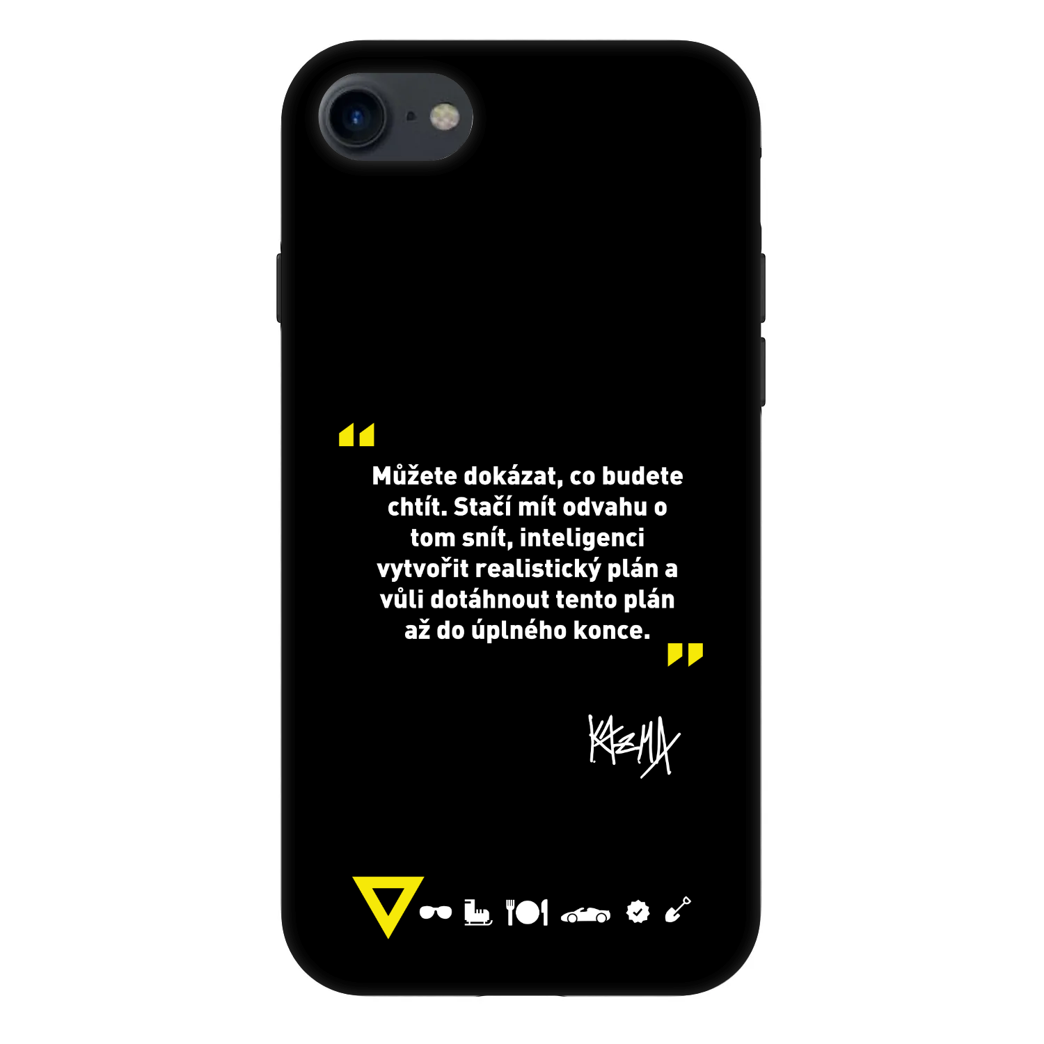 Picasee Fashion Case pre Apple iPhone 7 - Kazma - MŮŽETE DOKÁZAT, CO BUDETE CHTÍT