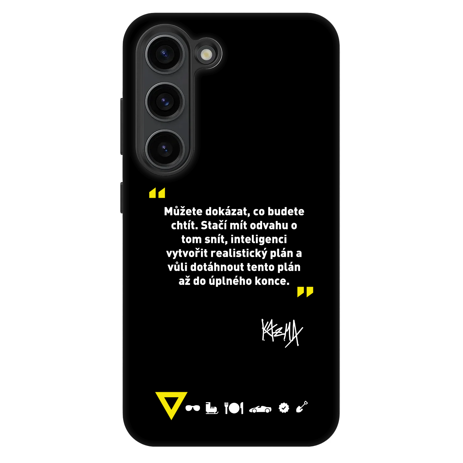 Picasee Fashion Case pre Samsung Galaxy S23+ 5G - Kazma - MŮŽETE DOKÁZAT, CO BUDETE CHTÍT