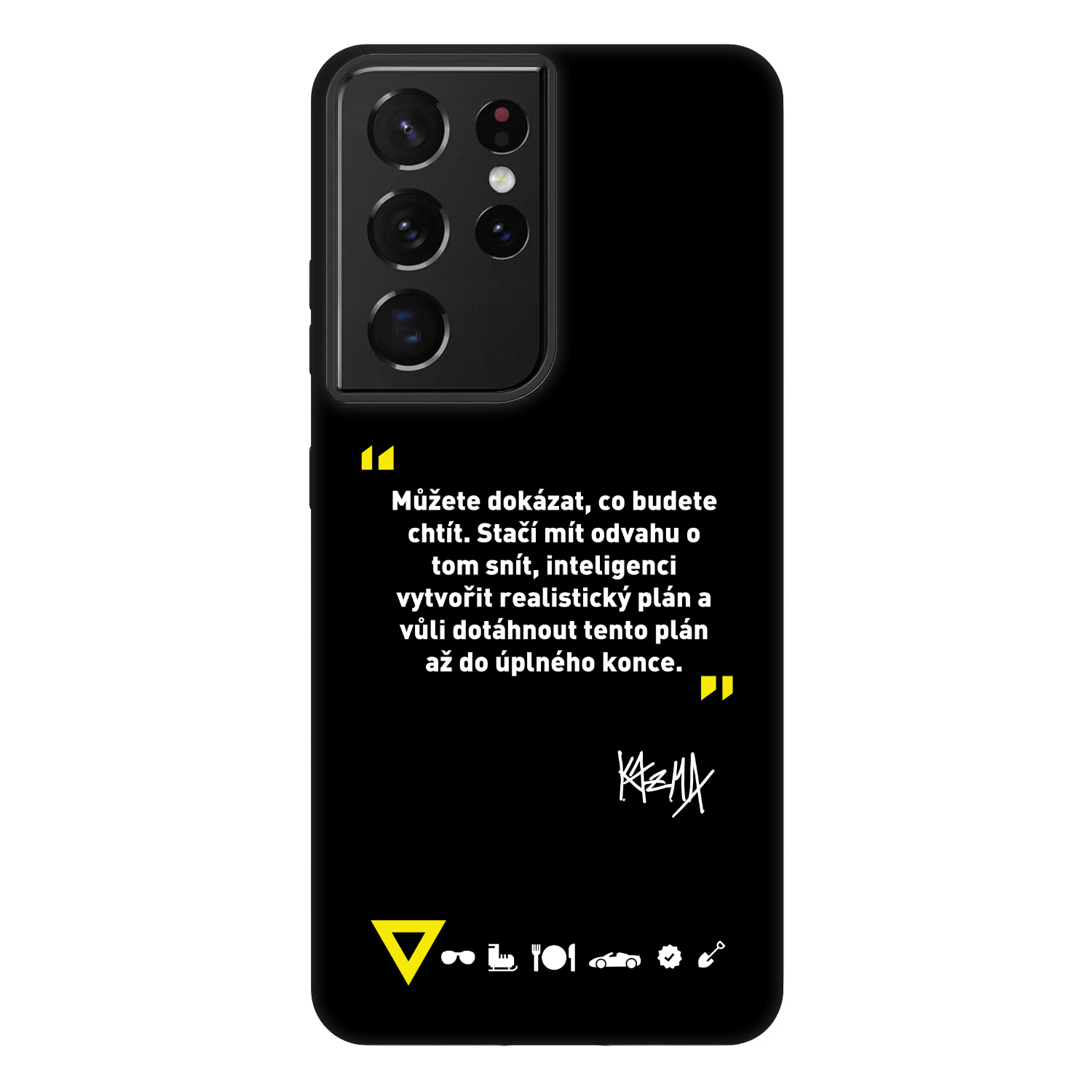 Picasee Fashion Case pre Samsung Galaxy S21 Ultra 5G G998B - Kazma - MŮŽETE DOKÁZAT, CO BUDETE CHTÍT