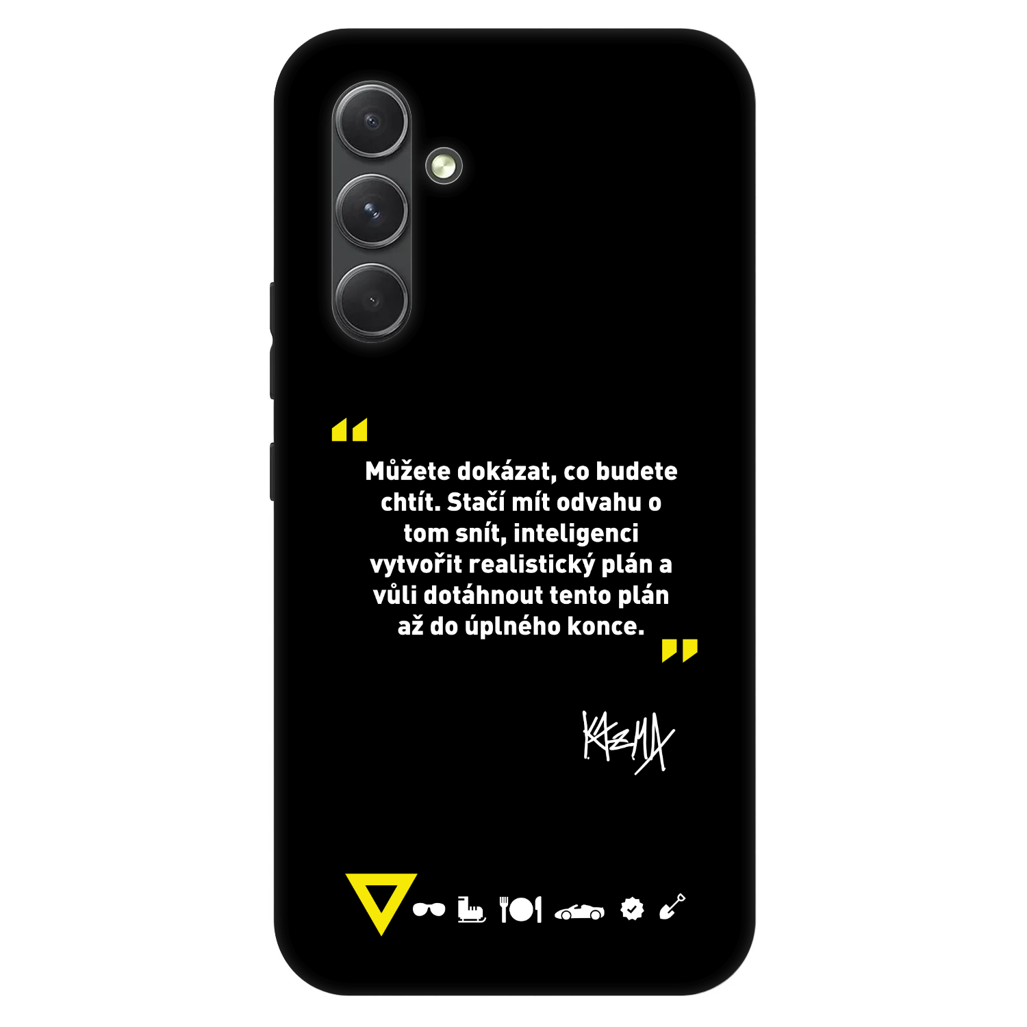 Picasee Fashion Case pre Samsung Galaxy A54 5G A546B - Kazma - MŮŽETE DOKÁZAT, CO BUDETE CHTÍT