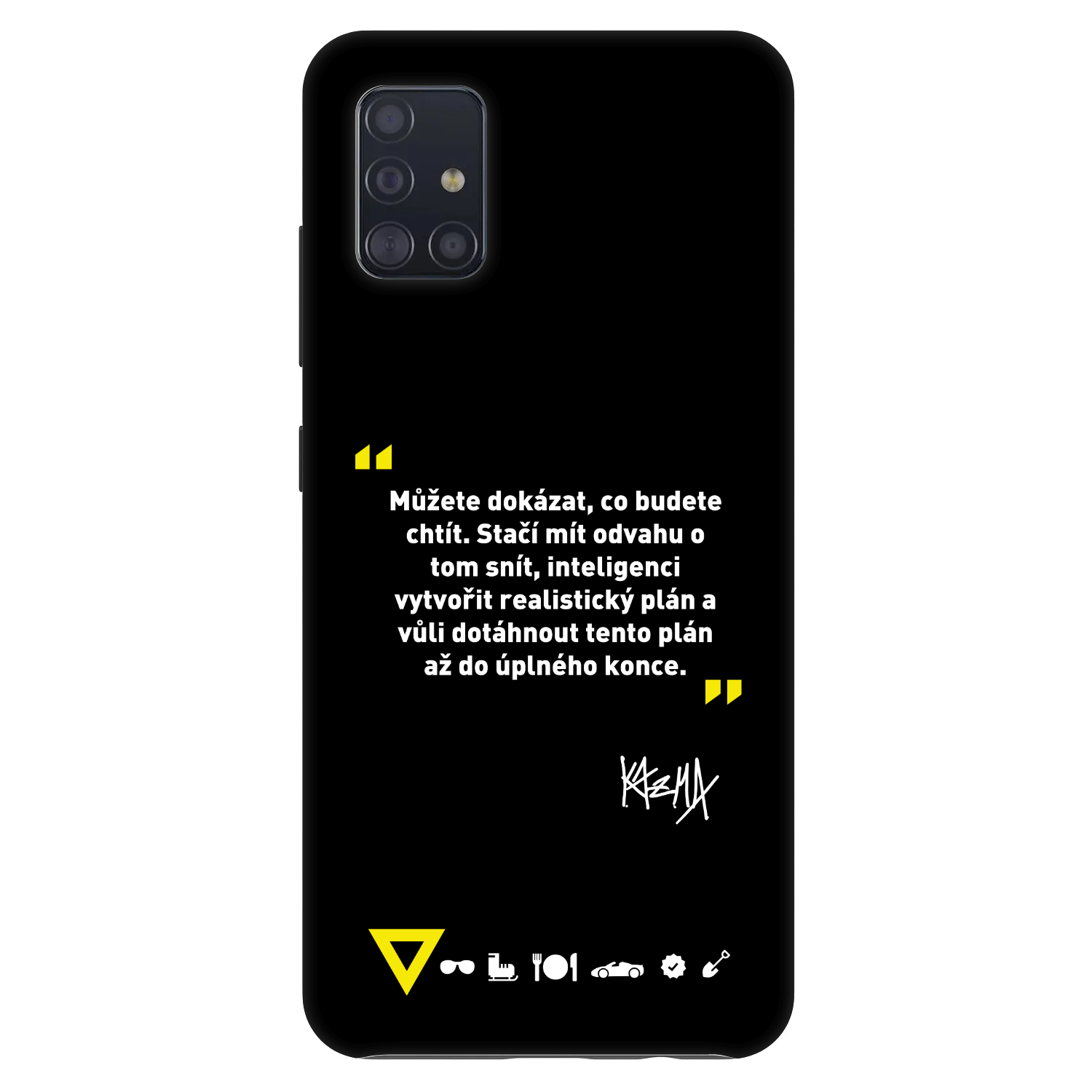 Picasee Fashion Case pre Samsung Galaxy A51 A515F - Kazma - MŮŽETE DOKÁZAT, CO BUDETE CHTÍT