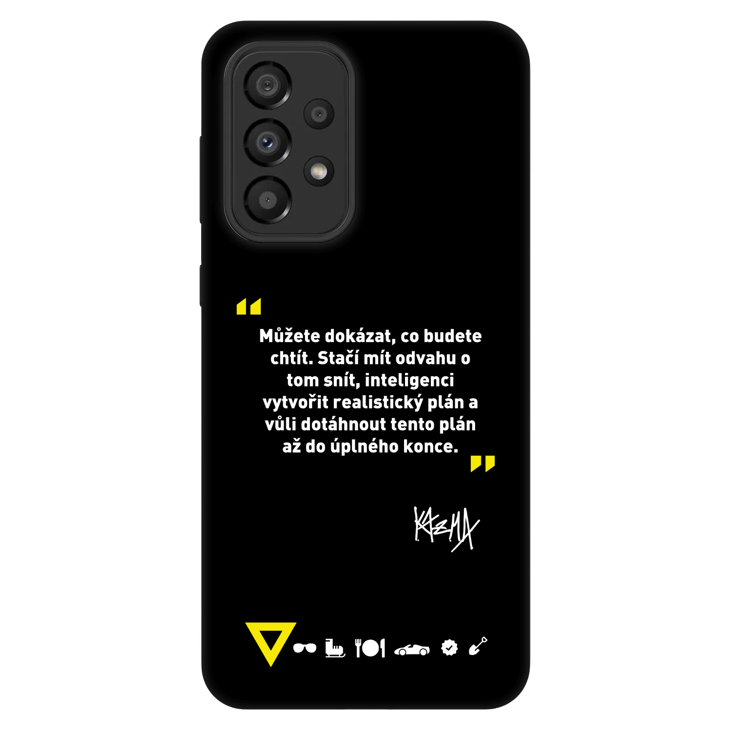 Picasee Fashion Case pre Samsung Galaxy A33 5G A336 - Kazma - MŮŽETE DOKÁZAT, CO BUDETE CHTÍT