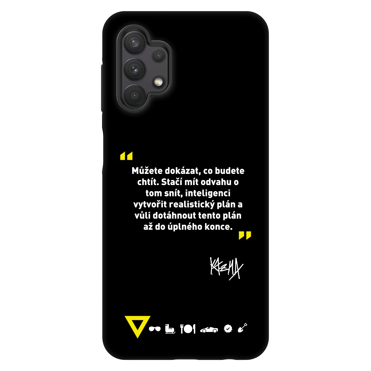 Picasee Fashion Case pre Samsung Galaxy A32 5G A326B - Kazma - MŮŽETE DOKÁZAT, CO BUDETE CHTÍT