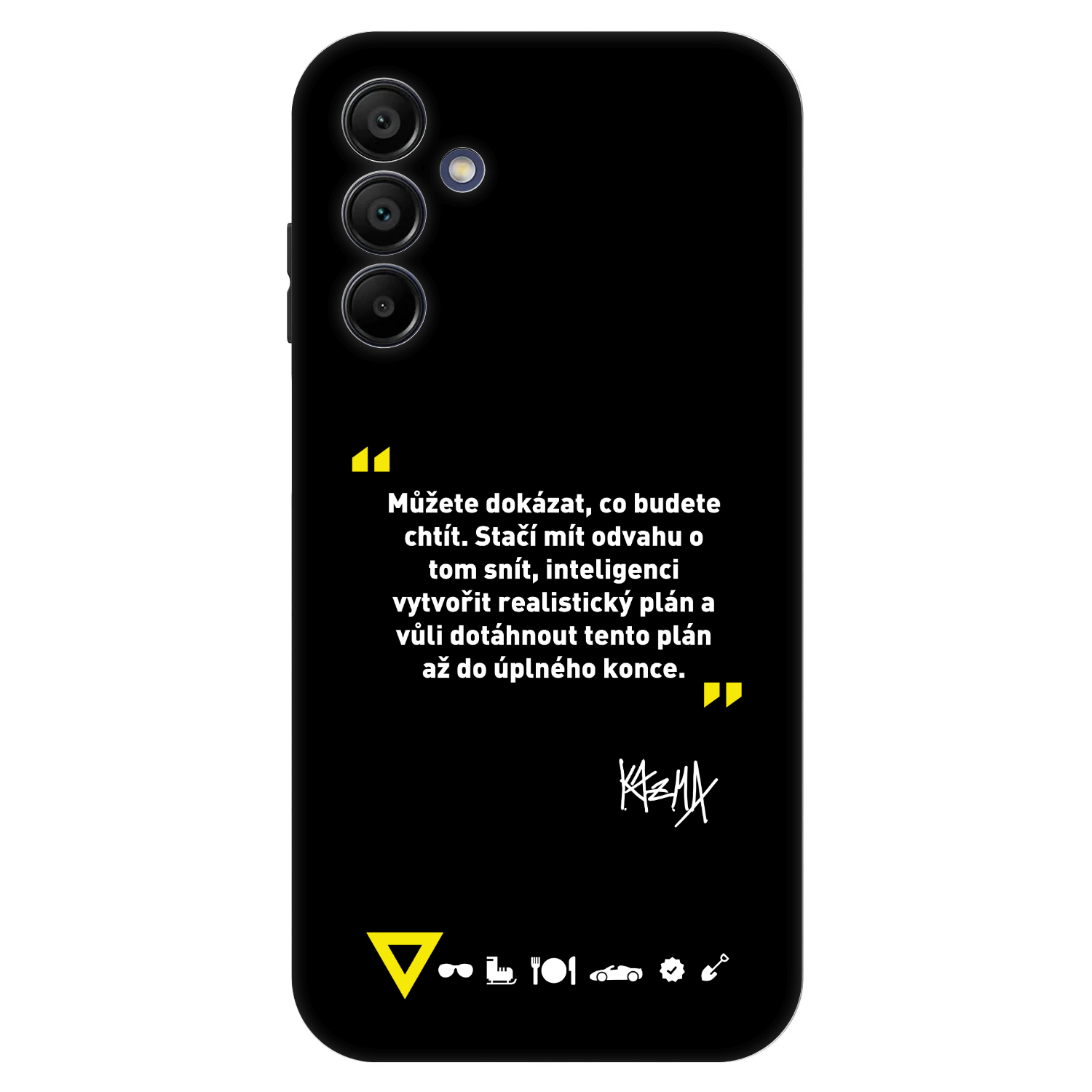 Picasee Fashion Case pre Samsung Galaxy A15 A155F 4G - Kazma - MŮŽETE DOKÁZAT, CO BUDETE CHTÍT