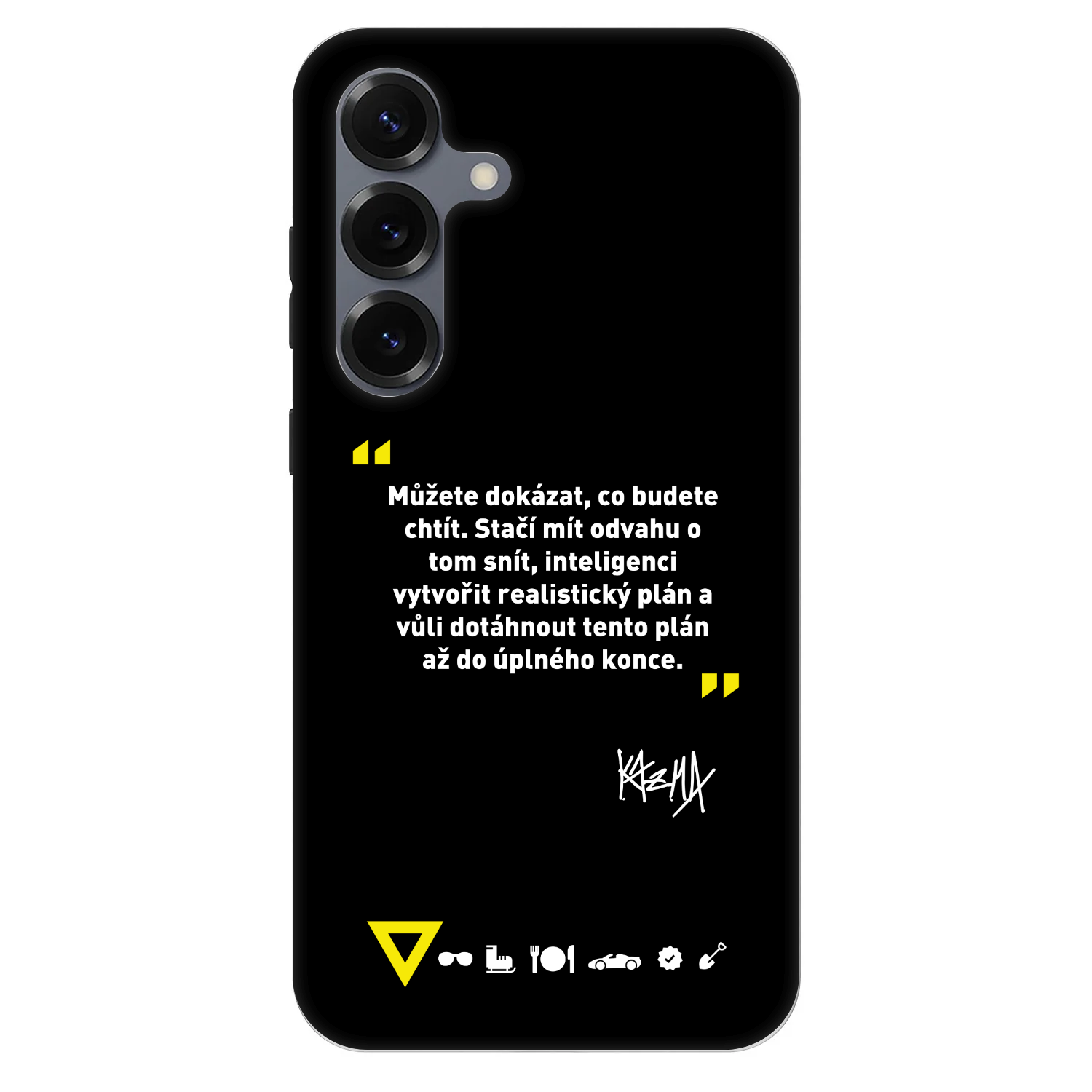 Picasee Fashion Case PowerShare pro Samsung Galaxy S25 5G - Kazma - MŮŽETE DOKÁZAT, CO BUDETE CHTÍT