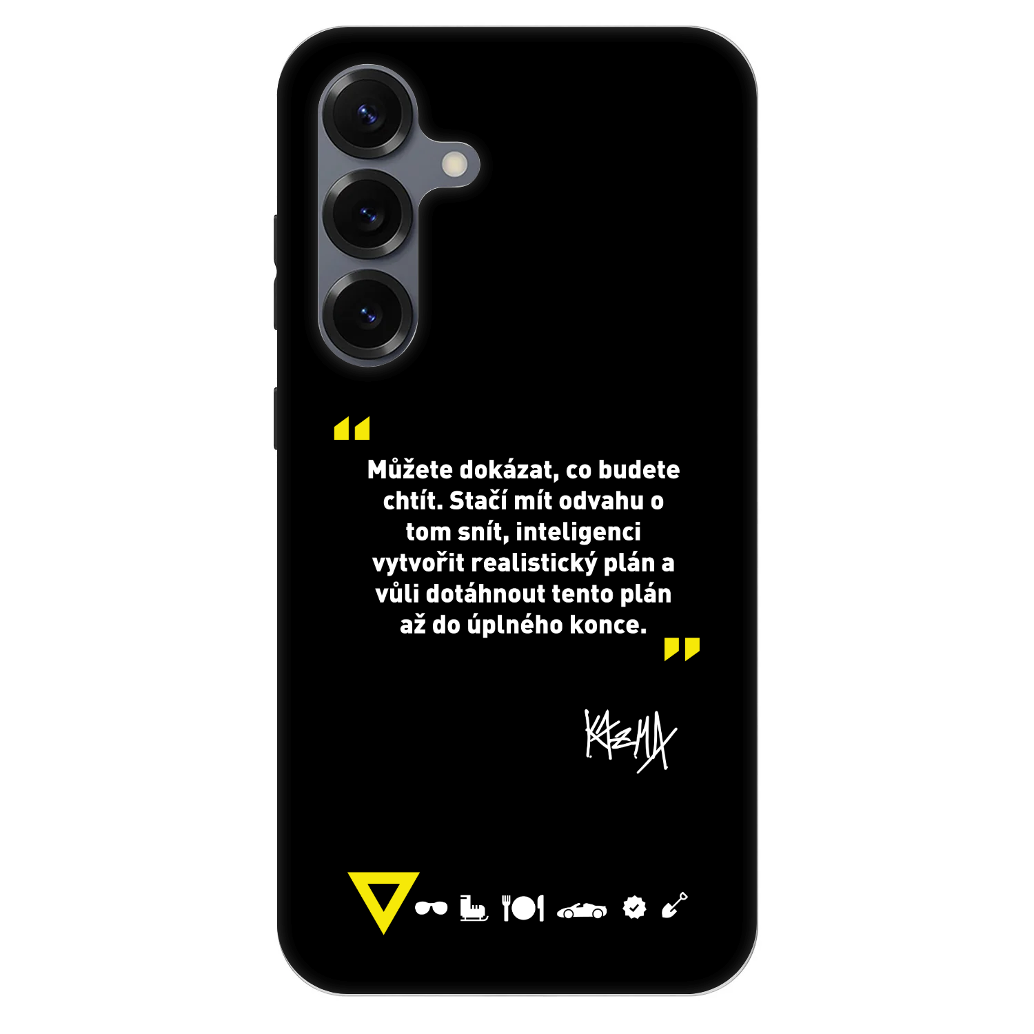 Picasee Fashion Case PowerShare pro Samsung Galaxy S25+ 5G - Kazma - MŮŽETE DOKÁZAT, CO BUDETE CHTÍT