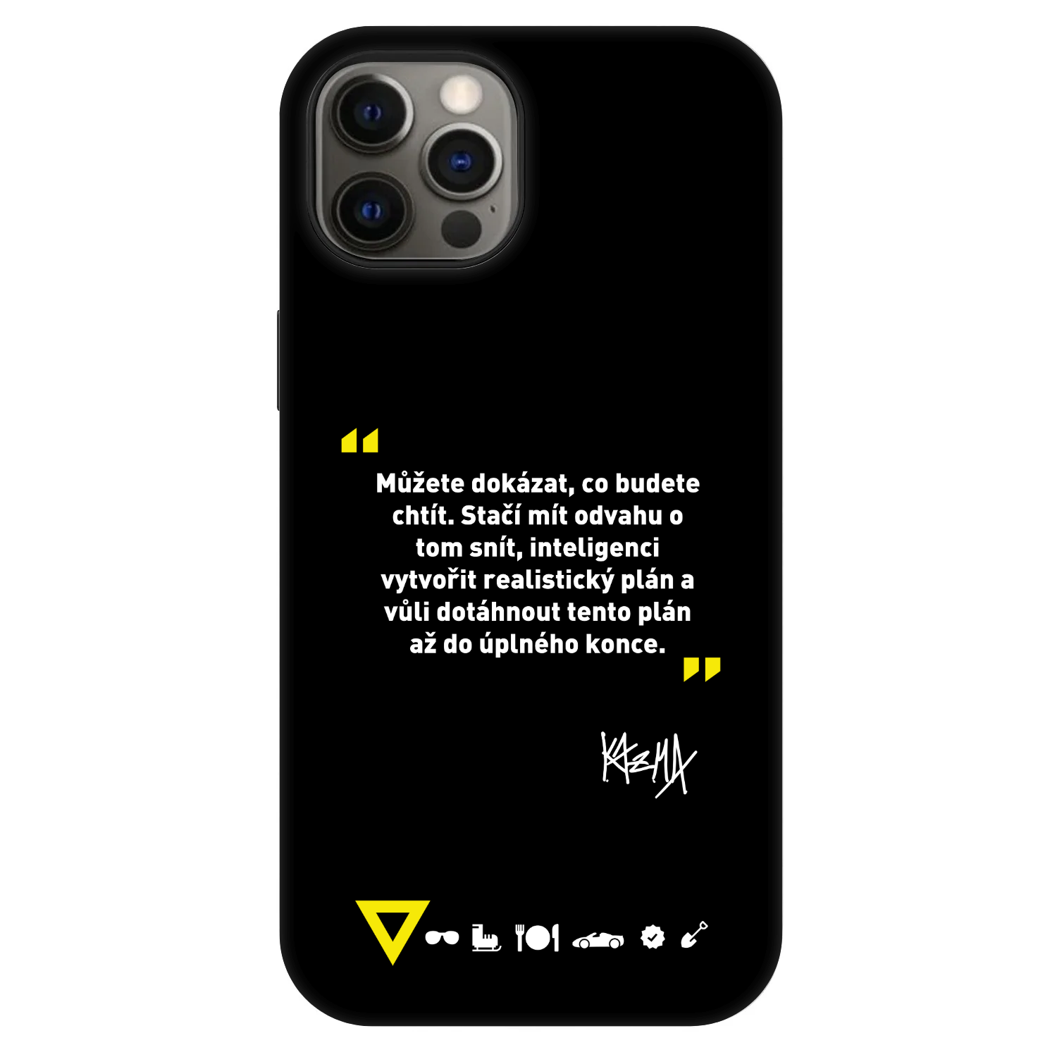 Picasee Fashion Case MagSafe pre Apple iPhone 12 Pro - Kazma - MŮŽETE DOKÁZAT, CO BUDETE CHTÍT