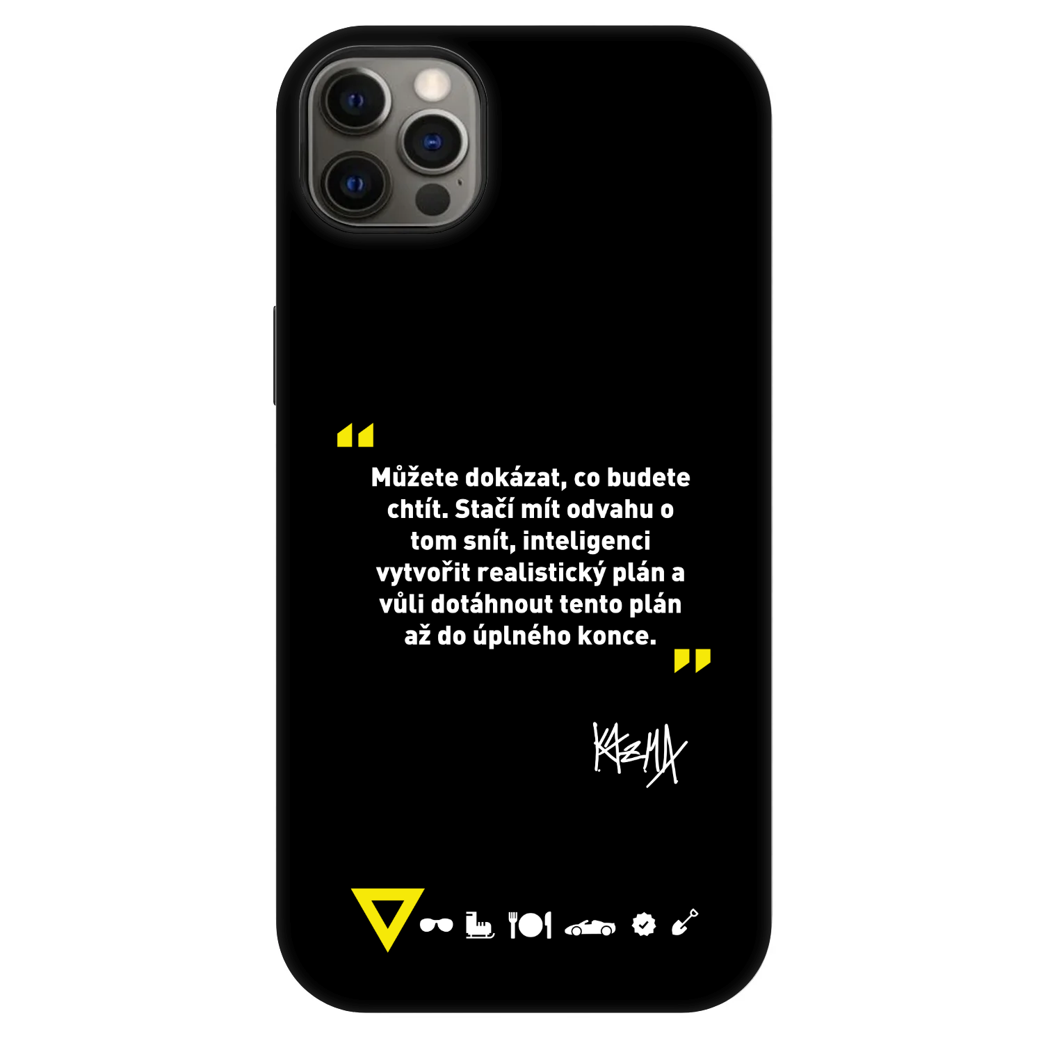 Picasee Fashion Case MagSafe pre Apple iPhone 12 Pro Max - Kazma - MŮŽETE DOKÁZAT, CO BUDETE CHTÍT