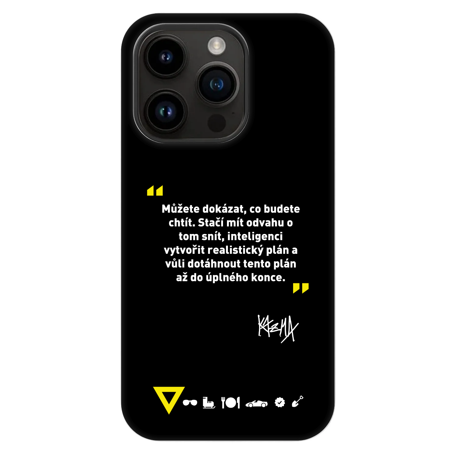 Picasee Fashion Case MagSafe pre Apple iPhone 14 Pro - Kazma - MŮŽETE DOKÁZAT, CO BUDETE CHTÍT
