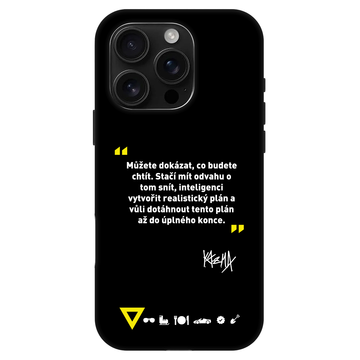 Picasee Fashion Case MagSafe pre Apple iPhone 16 Pro - Kazma - MŮŽETE DOKÁZAT, CO BUDETE CHTÍT