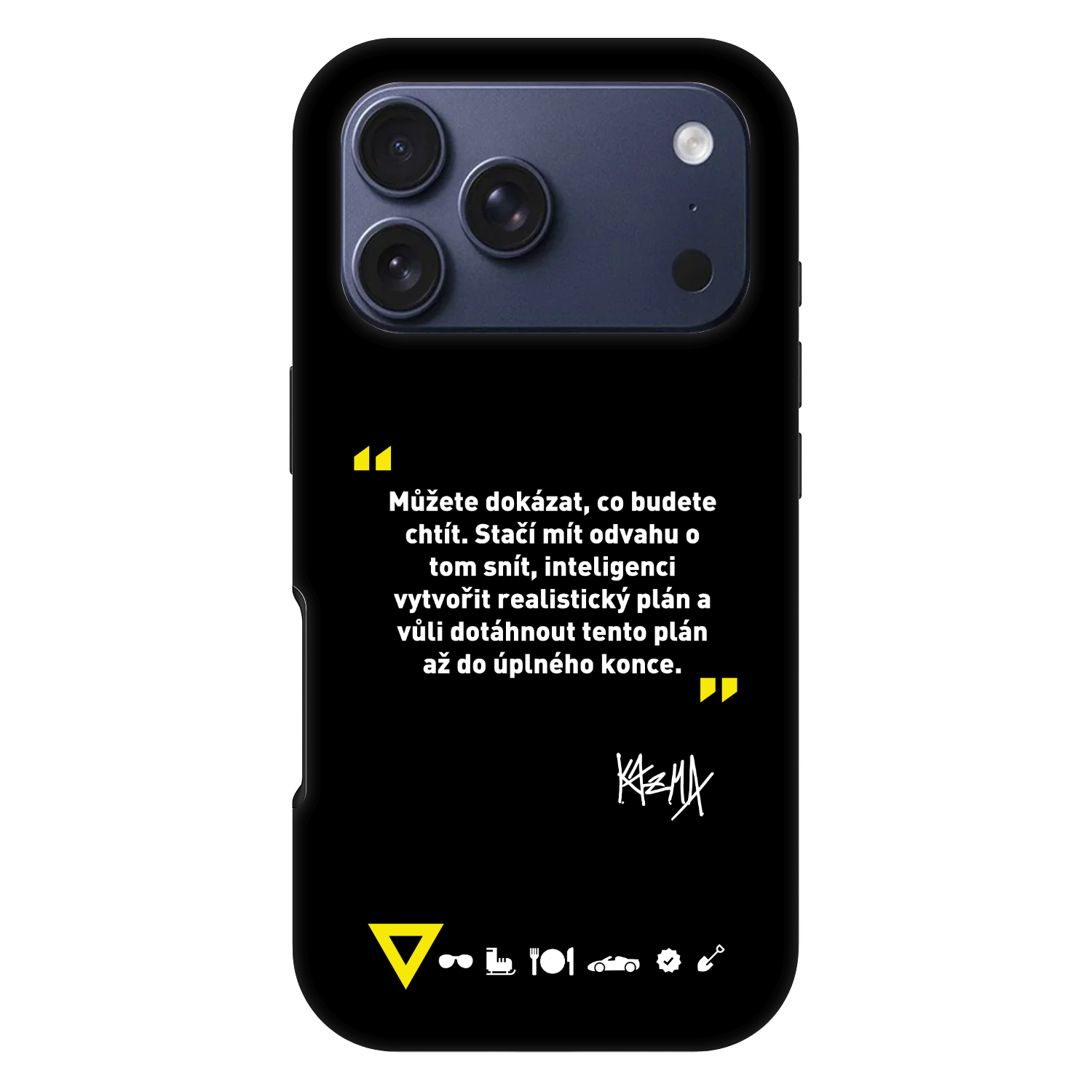 Picasee Fashion Case MagSafe pre Apple iPhone 17 Pro - Kazma - MŮŽETE DOKÁZAT, CO BUDETE CHTÍT