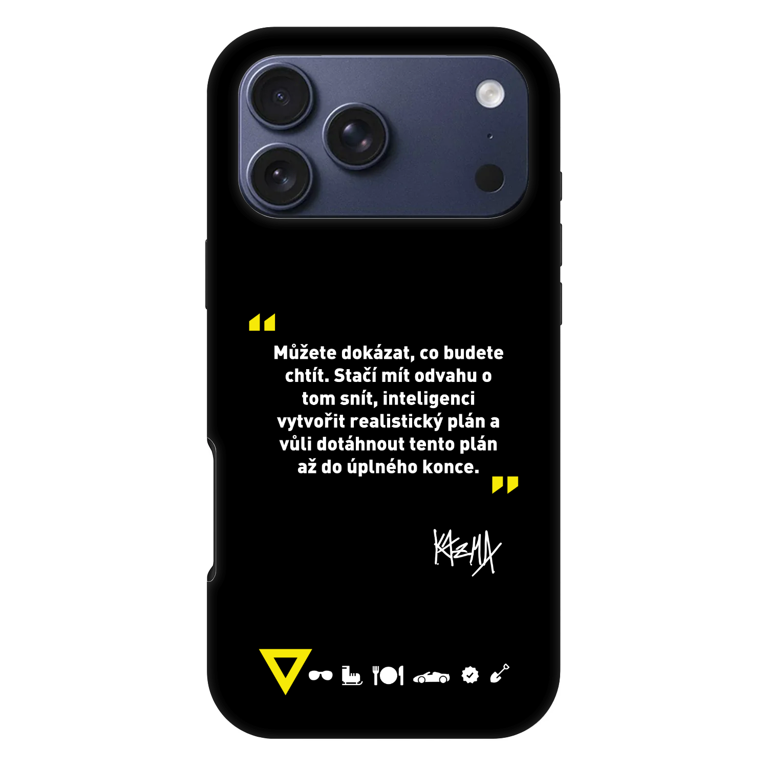 Picasee Fashion Case MagSafe pre Apple iPhone 17 Pro Max - Kazma - MŮŽETE DOKÁZAT, CO BUDETE CHTÍT