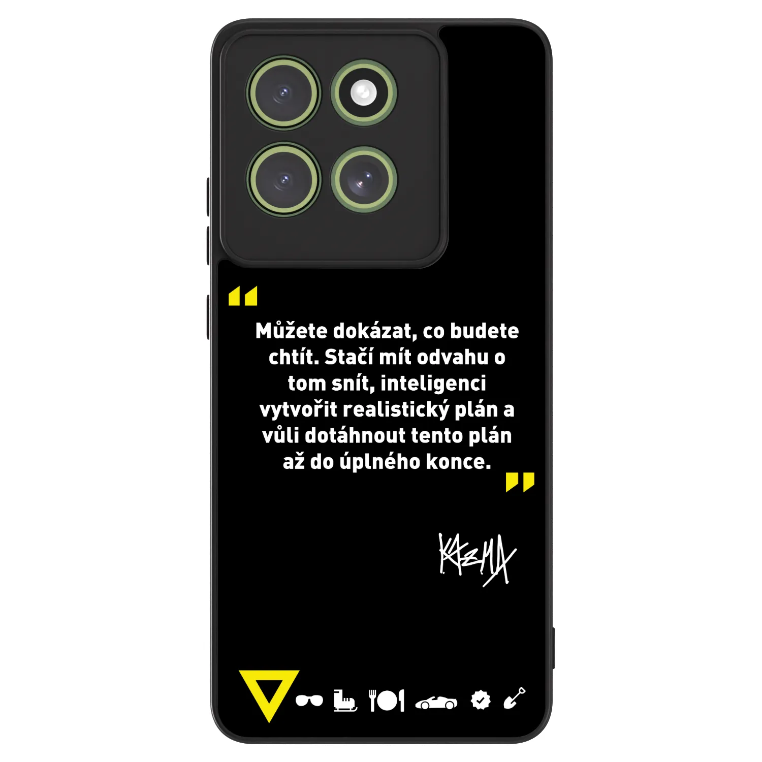 Picasee ULTIMATE CASE pro Motorola Moto G86 5G - Kazma - MŮŽETE DOKÁZAT, CO BUDETE CHTÍT