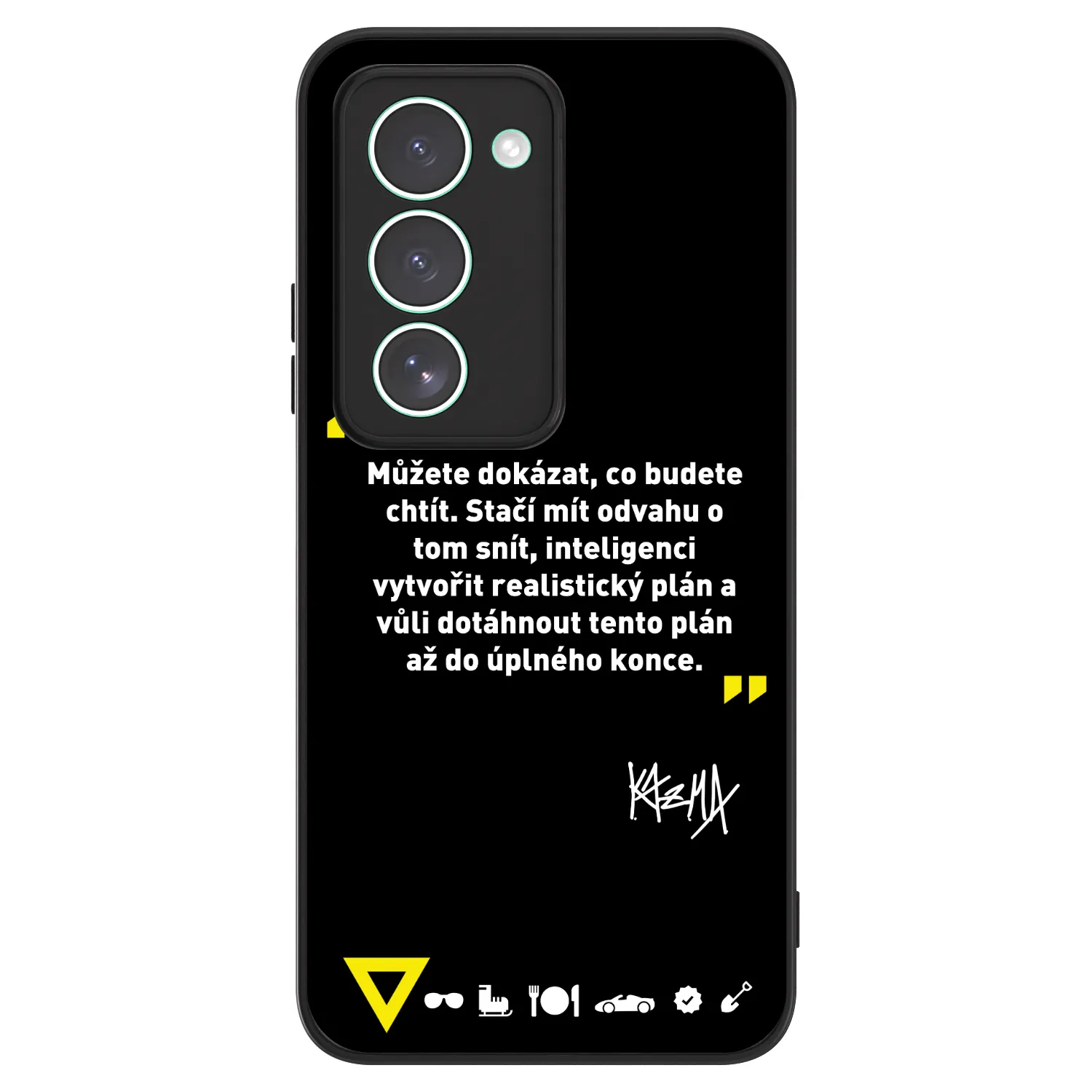 Picasee ULTIMATE CASE pro Xiaomi Redmi 15 5G - Kazma - MŮŽETE DOKÁZAT, CO BUDETE CHTÍT