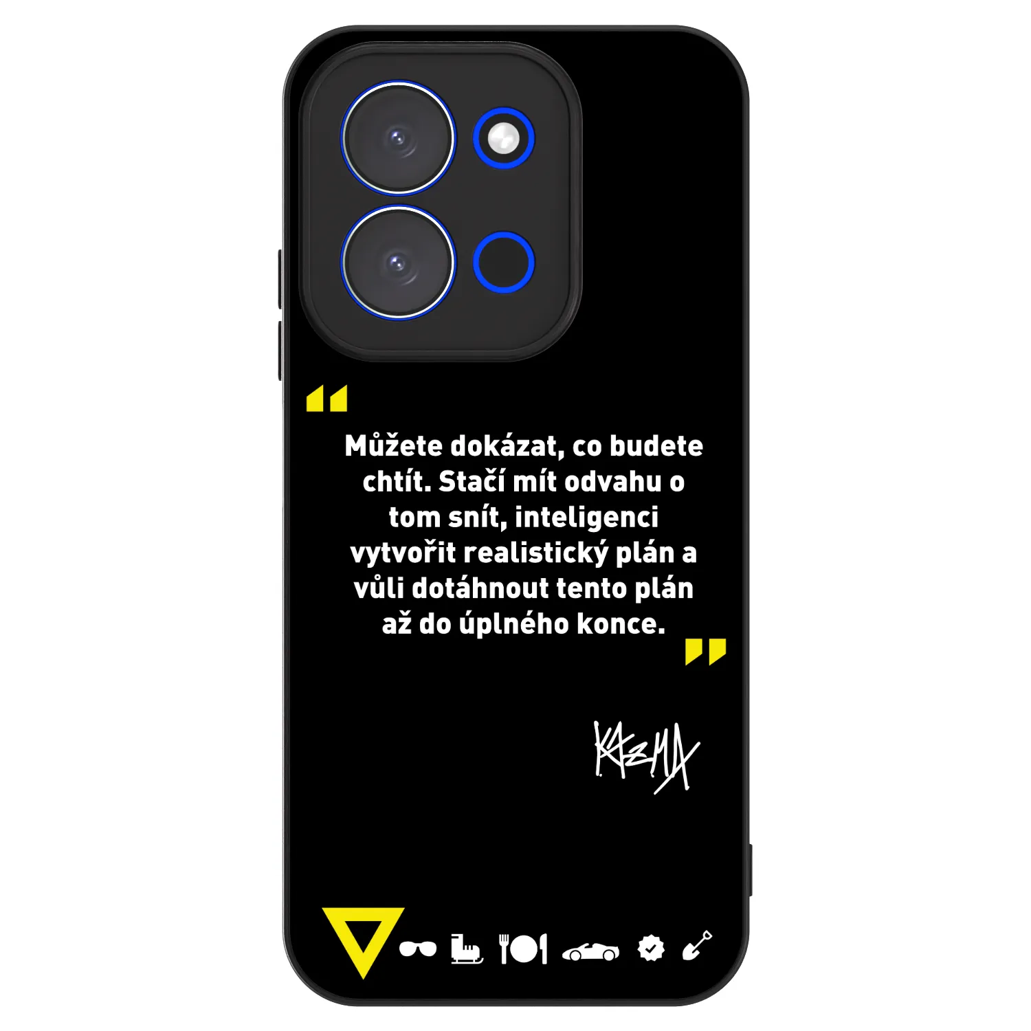 Picasee ULTIMATE CASE pro Xiaomi Redmi 15C 4G - Kazma - MŮŽETE DOKÁZAT, CO BUDETE CHTÍT
