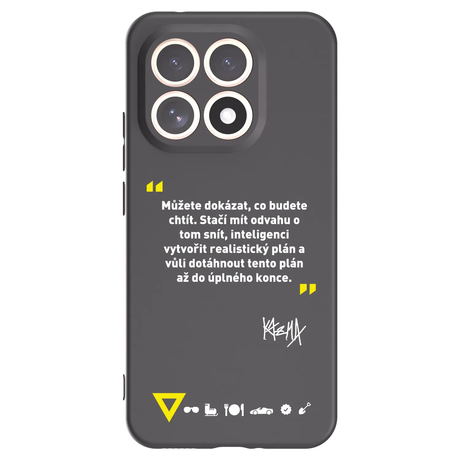 Picasee silikónový čierny obal pre Xiaomi 15T - Kazma - MŮŽETE DOKÁZAT, CO BUDETE CHTÍT