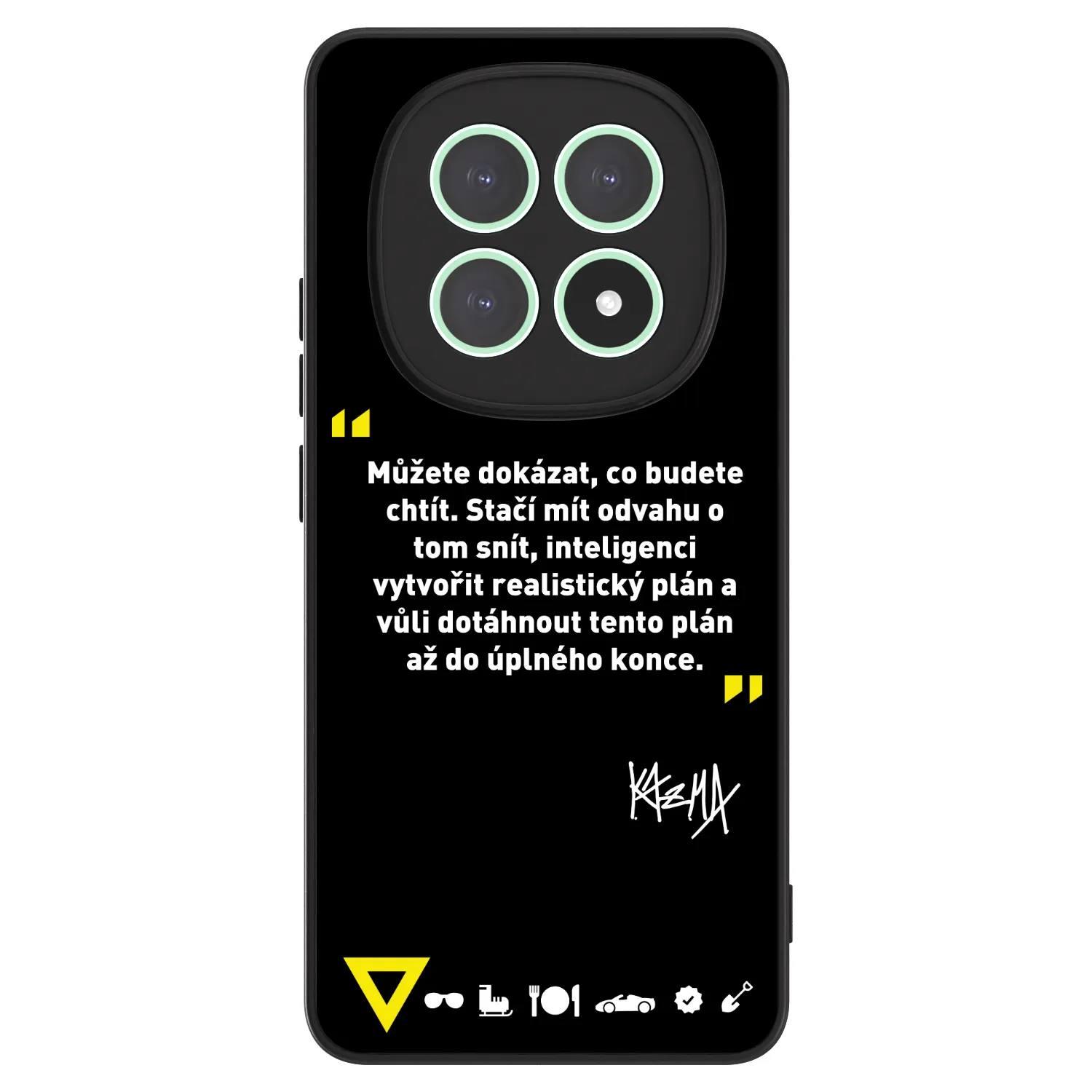 Picasee ULTIMATE CASE pro Xiaomi Redmi Note 15 - Kazma - MŮŽETE DOKÁZAT, CO BUDETE CHTÍT