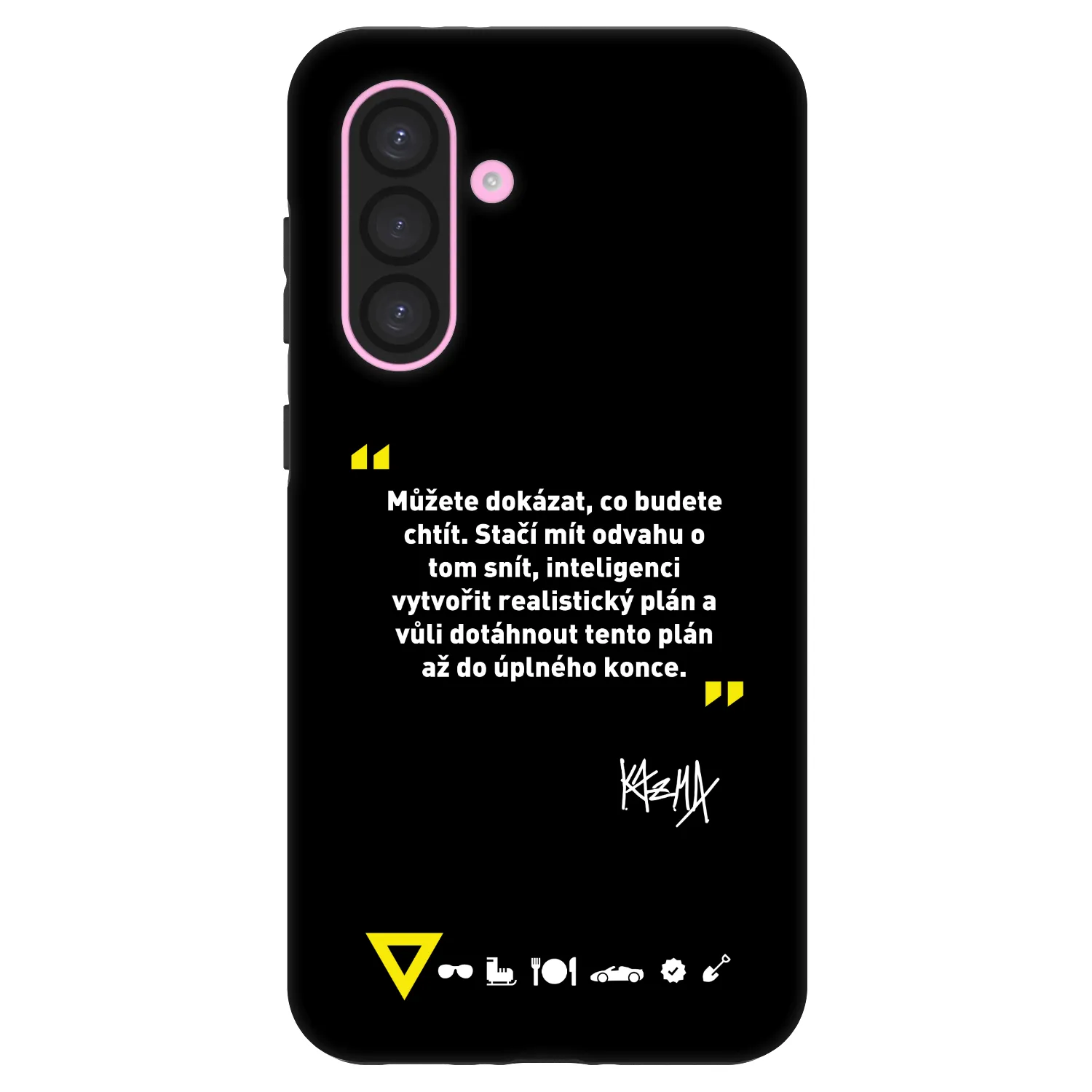 Picasee Fashion Case pre Samsung Galaxy A56 5G A566B - Kazma - MŮŽETE DOKÁZAT, CO BUDETE CHTÍT