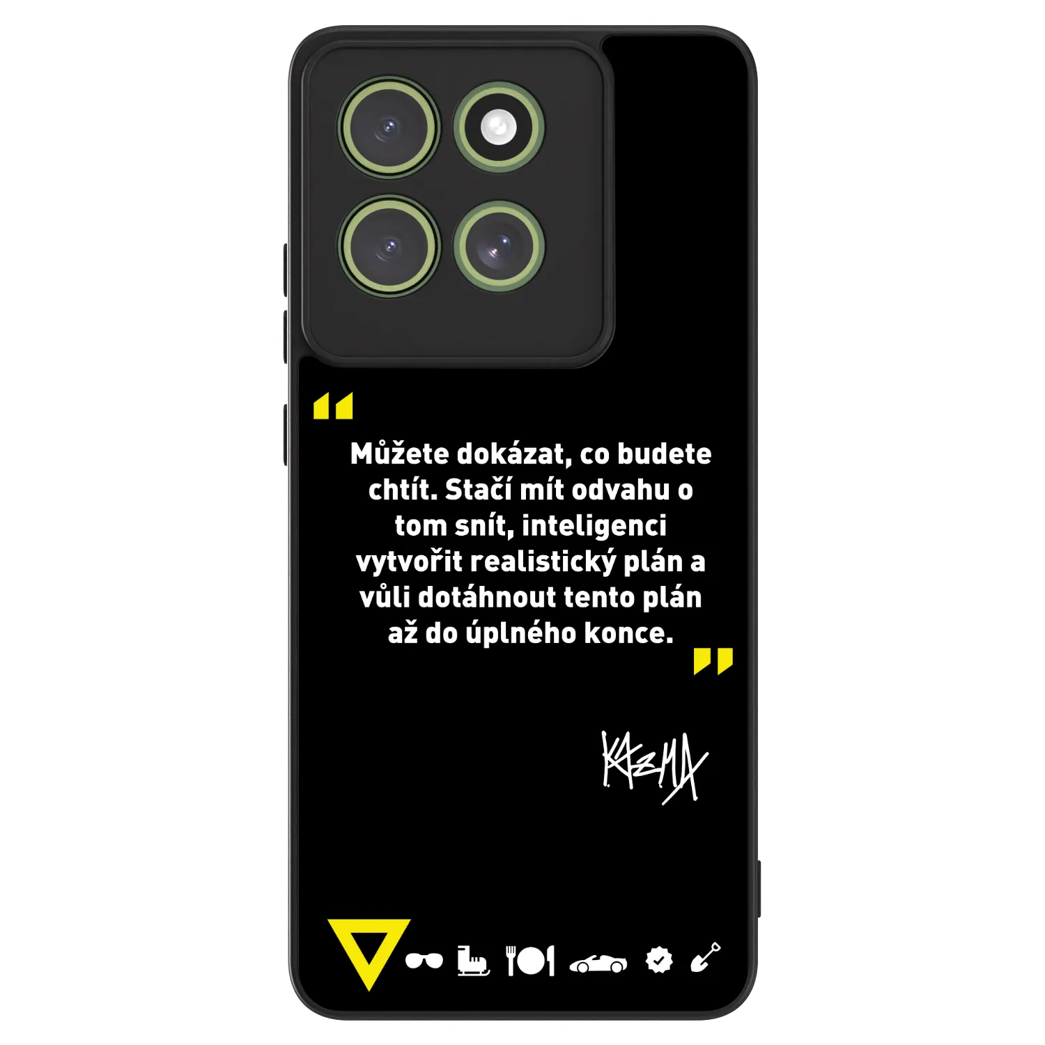 Picasee ULTIMATE CASE pro Motorola Moto G86 Power 5G - Kazma - MŮŽETE DOKÁZAT, CO BUDETE CHTÍT