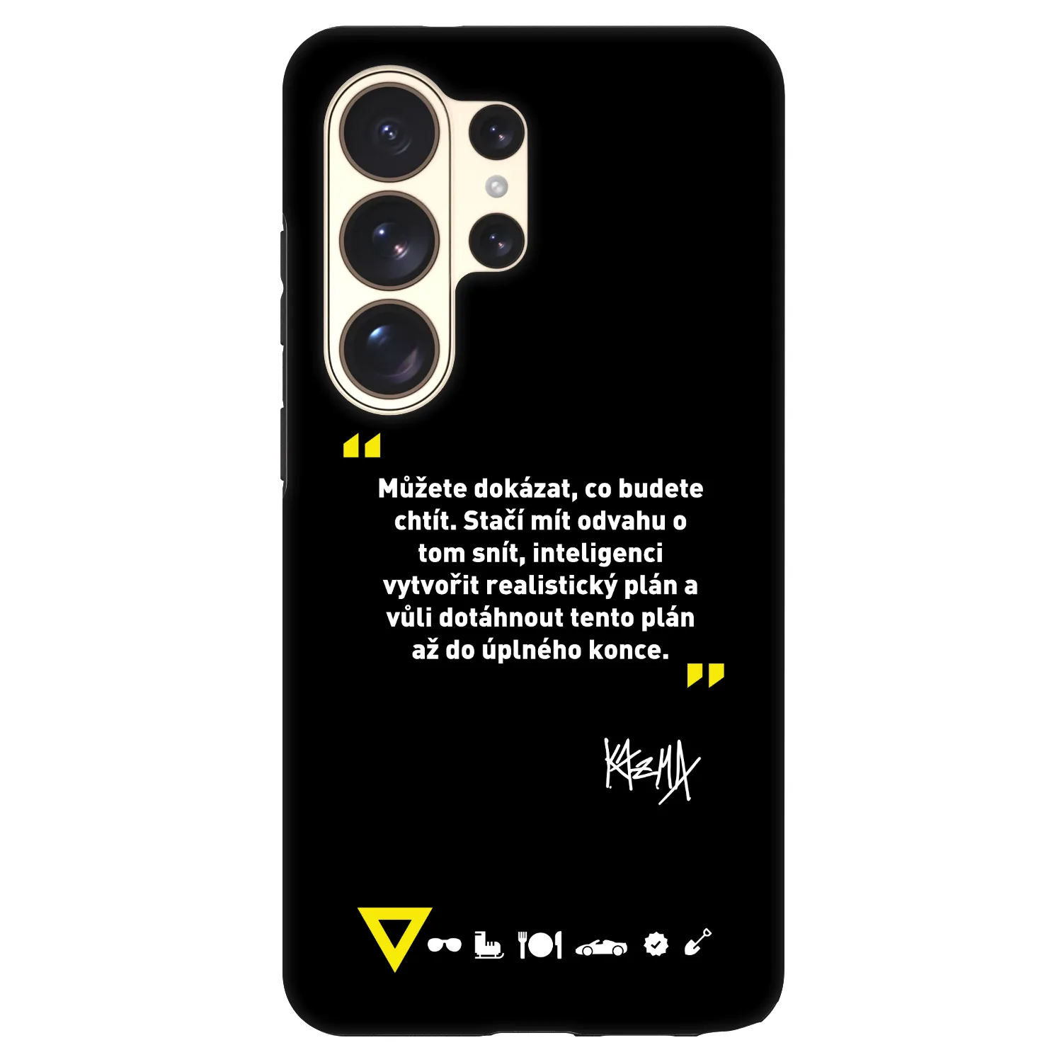 Picasee Fashion Case PowerShare pro Samsung Galaxy S26 Ultra - Kazma - MŮŽETE DOKÁZAT, CO BUDETE CHTÍT