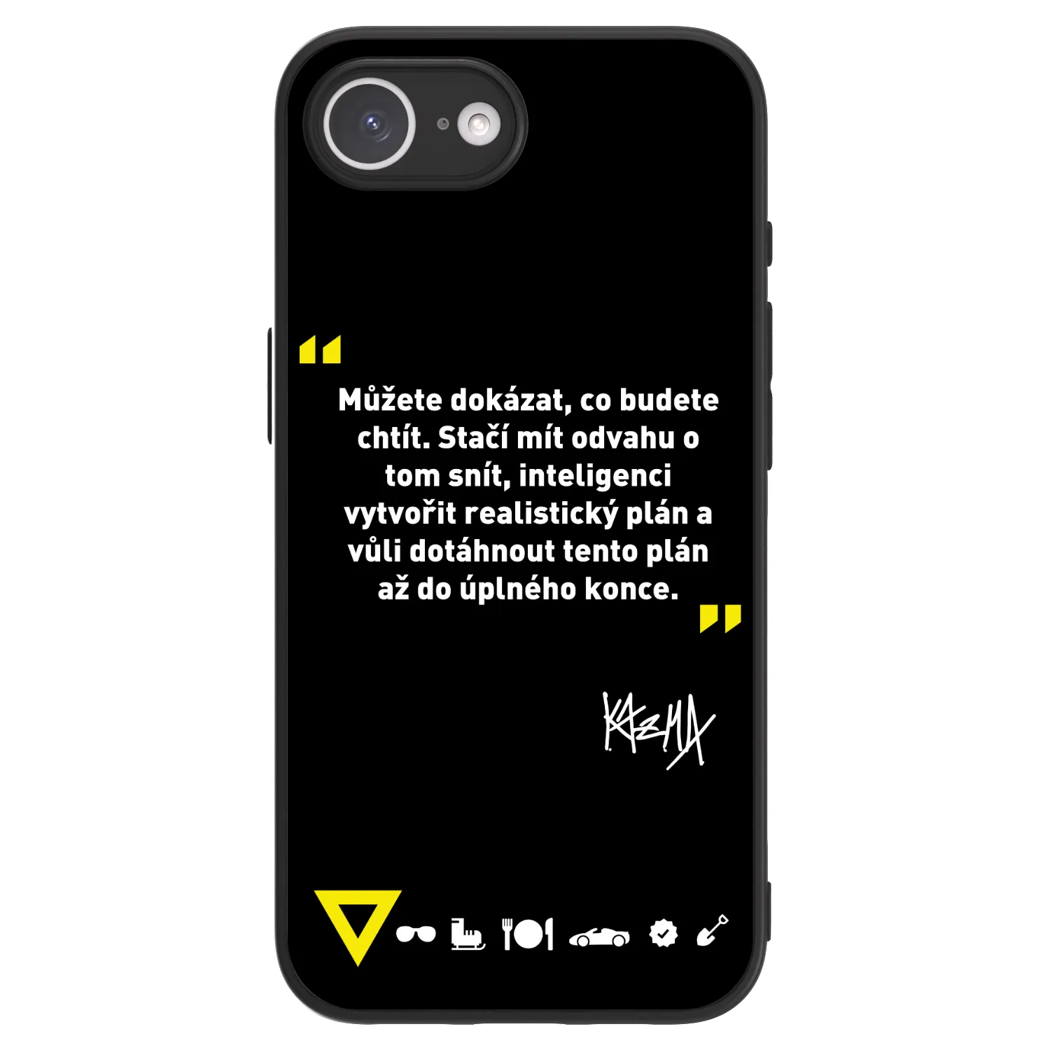 Picasee ULTIMATE CASE pro Apple iPhone 17e - Kazma - MŮŽETE DOKÁZAT, CO BUDETE CHTÍT