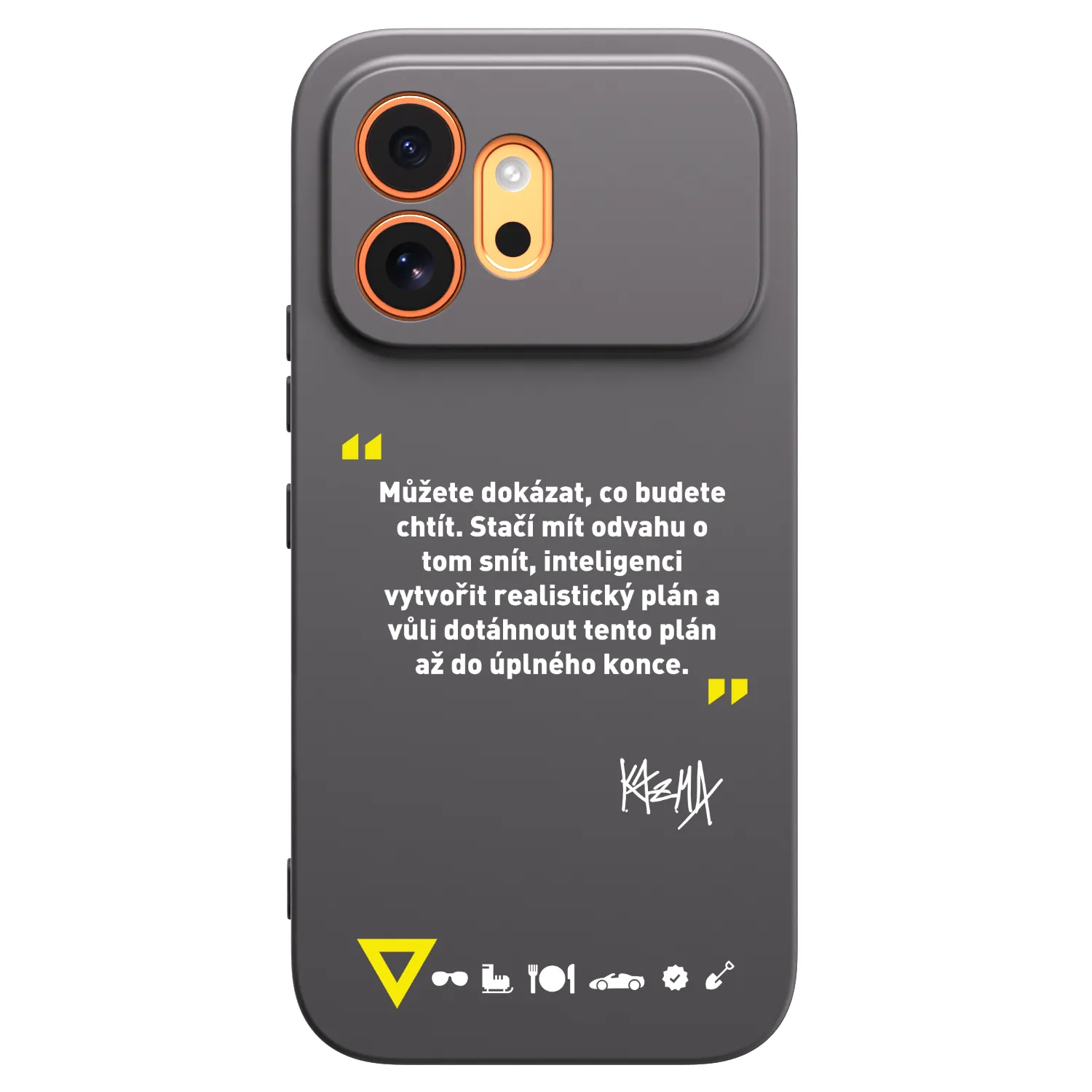 Picasee silikónový čierny obal pre Honor 600 - Kazma - MŮŽETE DOKÁZAT, CO BUDETE CHTÍT