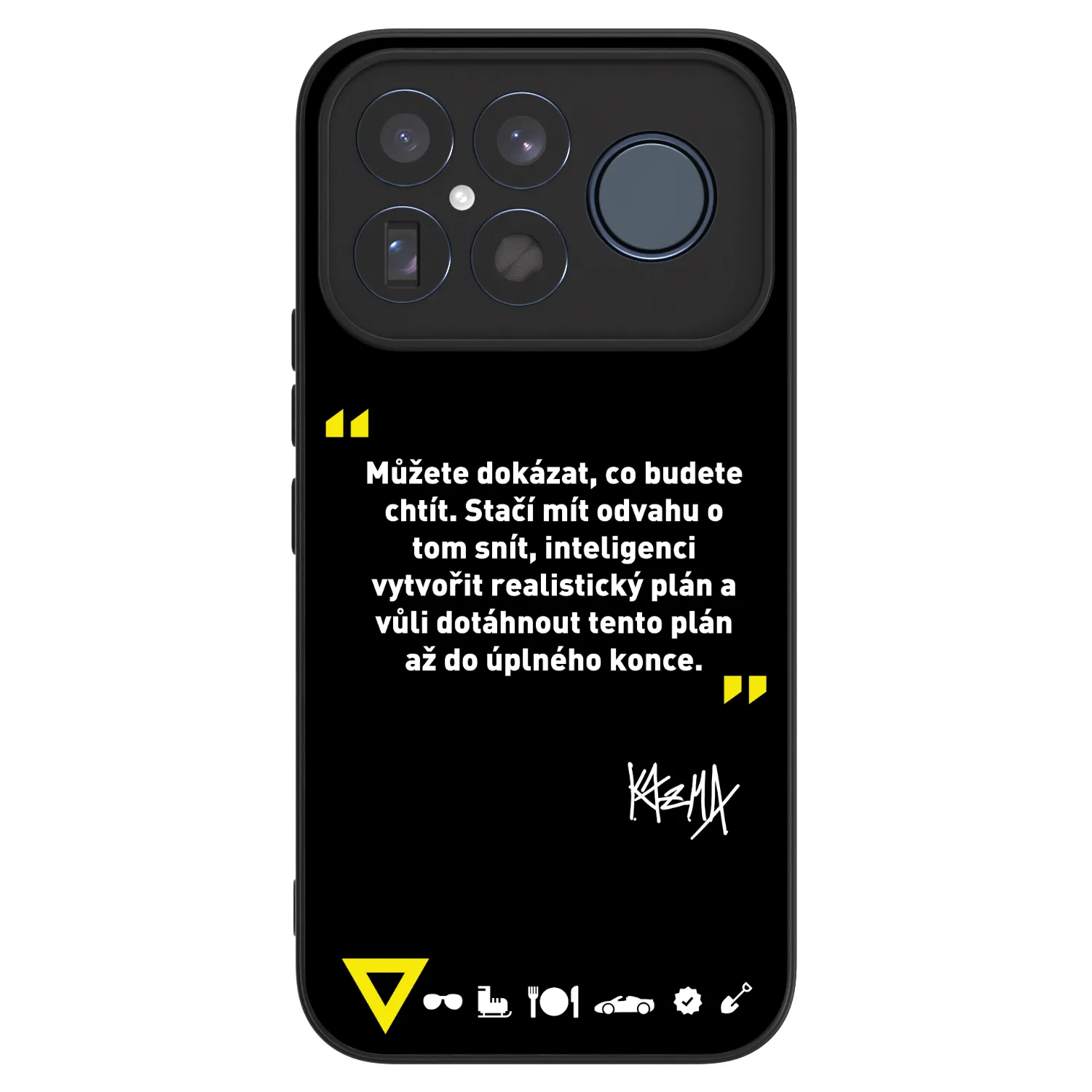 Picasee ULTIMATE CASE pro Xiaomi Poco F8 Ultra - Kazma - MŮŽETE DOKÁZAT, CO BUDETE CHTÍT