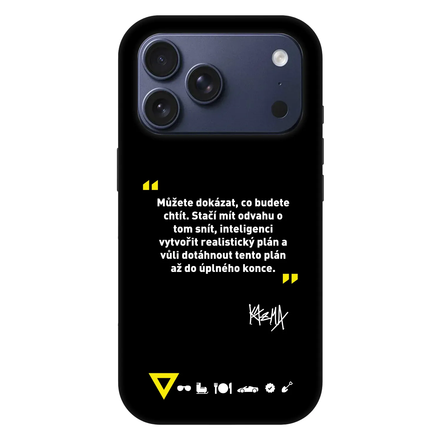 Picasee Fashion Case MagSafe pre Apple iPhone 18 Pro - Kazma - MŮŽETE DOKÁZAT, CO BUDETE CHTÍT