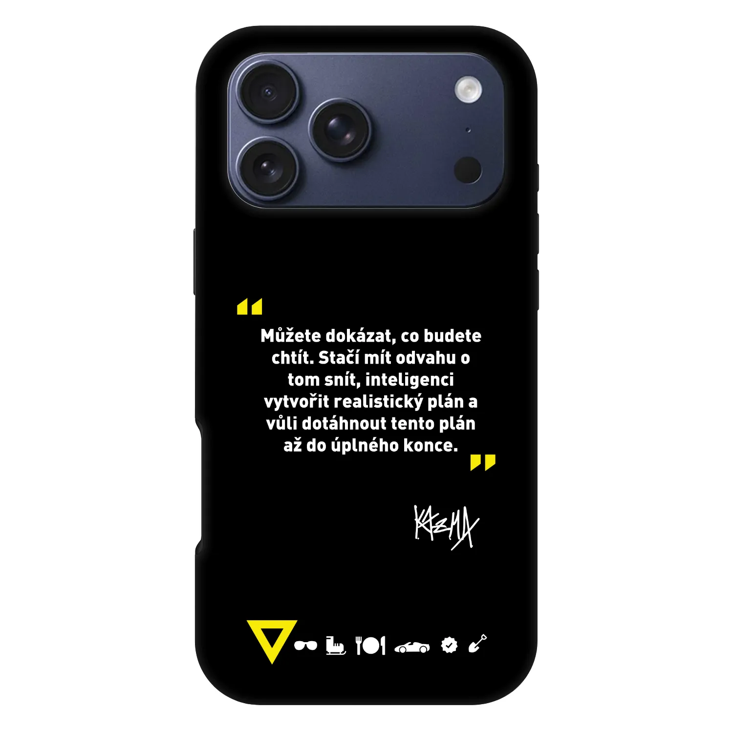 Picasee Fashion Case MagSafe pre Apple iPhone 18 Pro Max - Kazma - MŮŽETE DOKÁZAT, CO BUDETE CHTÍT